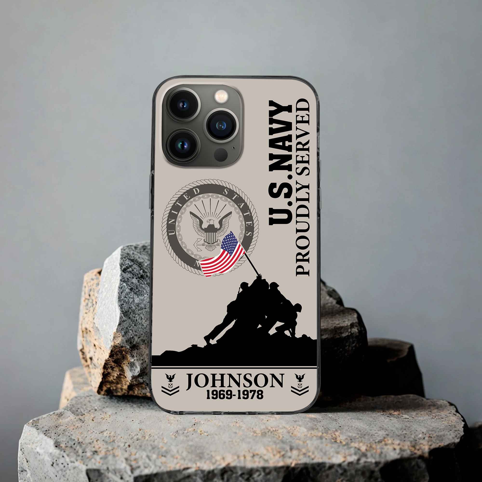 Premium Custom US Navy Phone Case VPVC502602, Gifts For Navy Veteran, Gifts For Dad, For Husband, Best Gifts On Father's Day, Armed Forces Day, Independence Day, Veterans Day.
