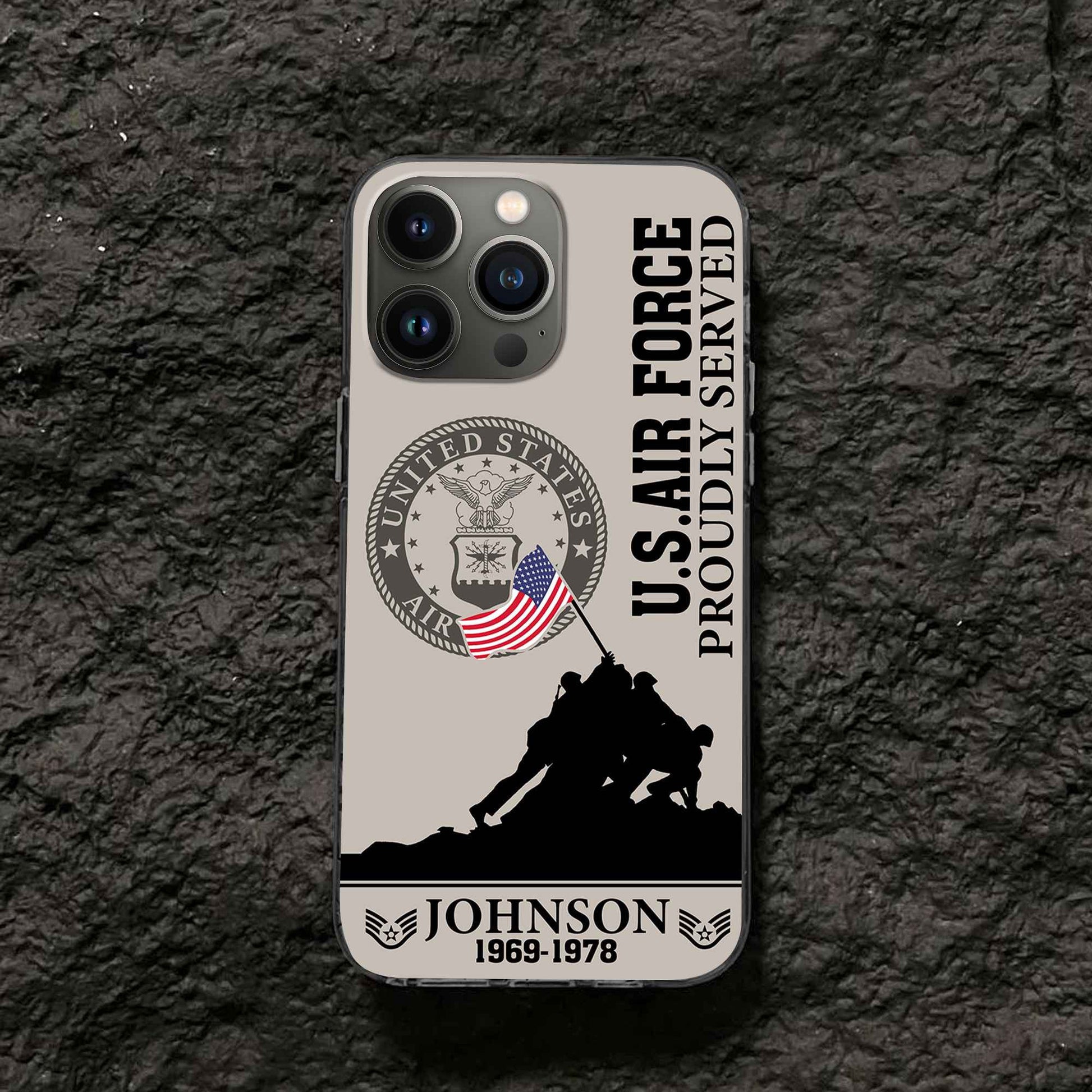 Premium Custom USAF Phone Case VPVC502604, Gifts For Air Force Veteran, Gifts For Dad, For Husband, Best Gifts On Father's Day, Armed Forces Day, Independence Day, Veterans Day.
