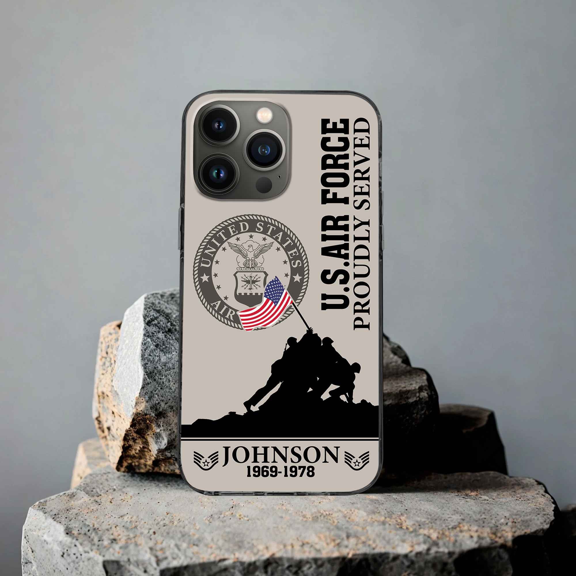 Premium Custom USAF Phone Case VPVC502604, Gifts For Air Force Veteran, Gifts For Dad, For Husband, Best Gifts On Father's Day, Armed Forces Day, Independence Day, Veterans Day.