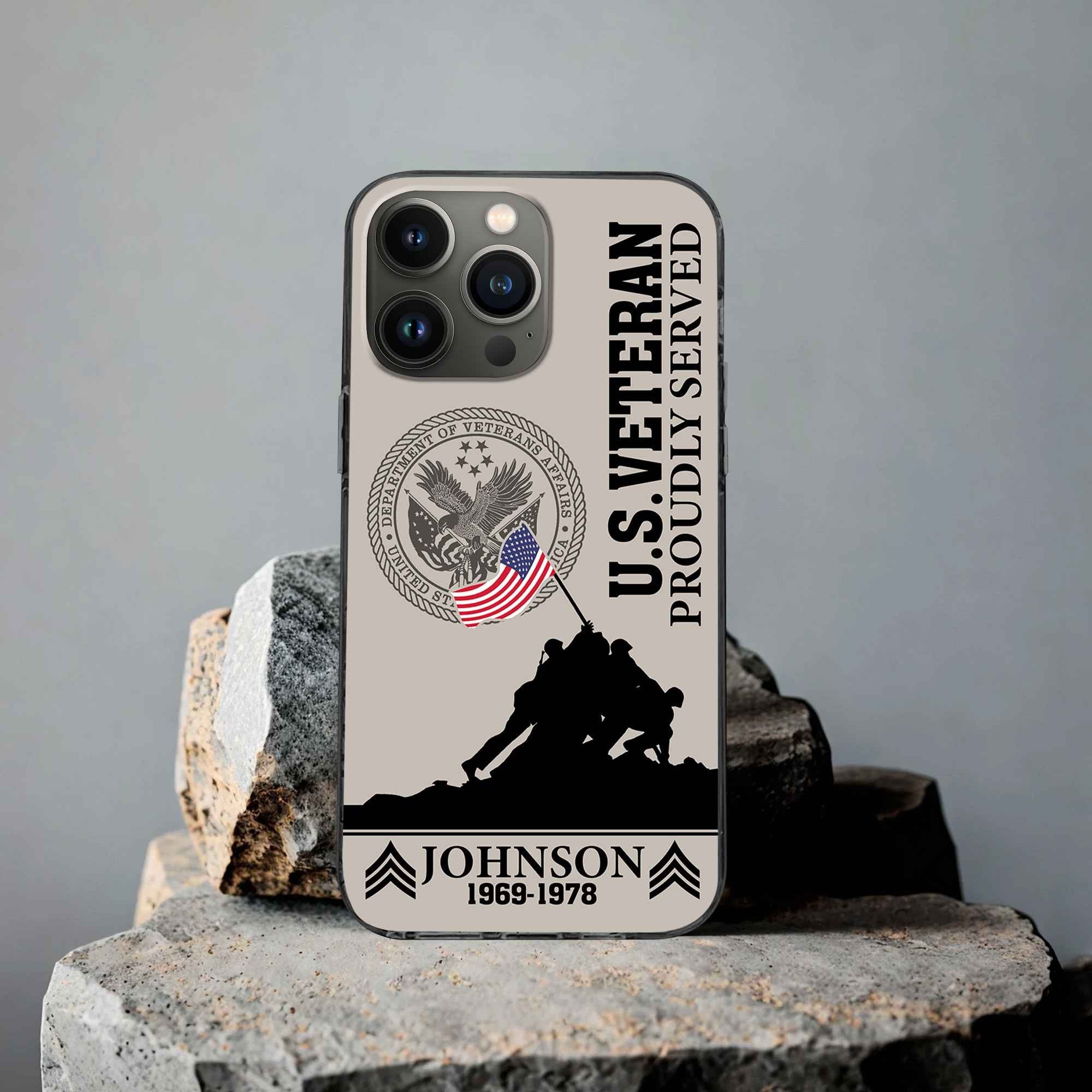 Premium Custom US Veteran Phone Case VPVC502607, Gifts For US Veteran, Gifts For Dad, For Husband, Best Gifts On Father's Day, Armed Forces Day, Independence Day, Veterans Day.