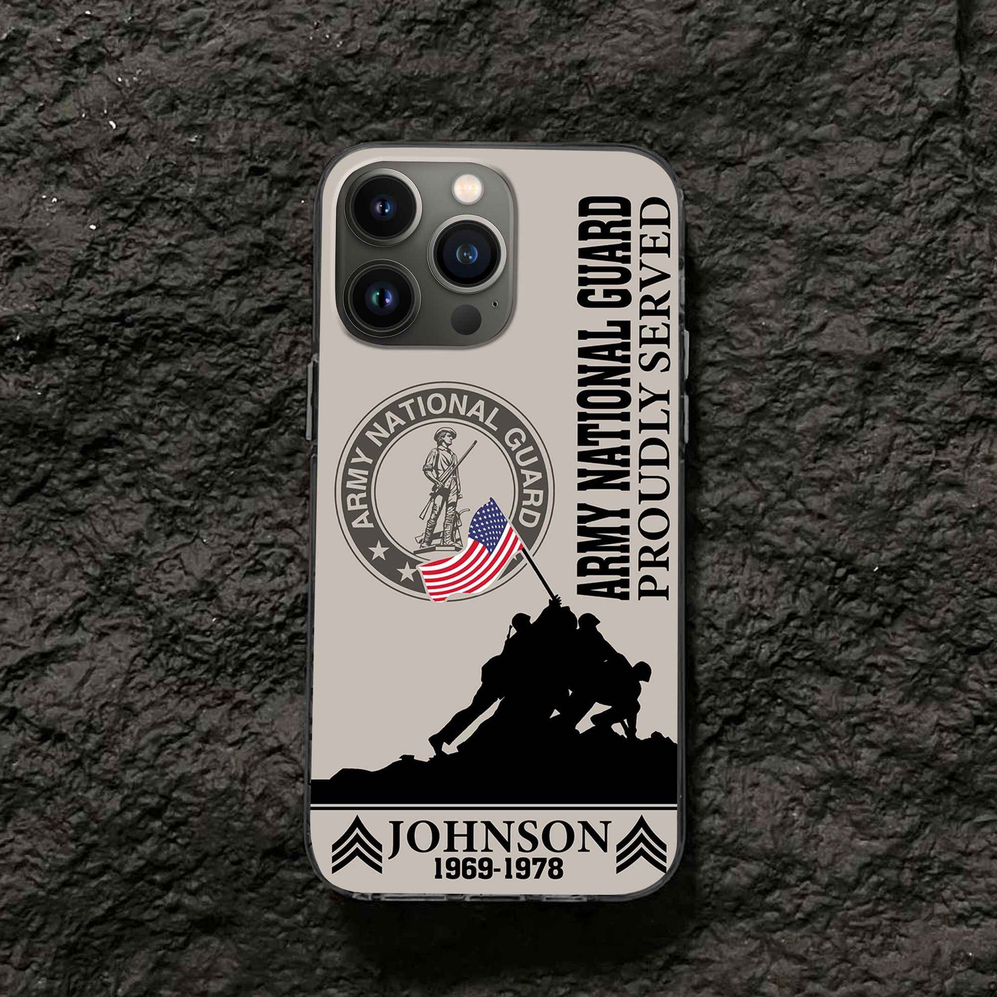 Premium Custom US Army National Guard Phone Case VPVC502608, Gifts For Army National Guard Veteran, Gifts For Dad, For Husband, Best Gifts On Father's Day, Armed Forces Day, Independence Day, Veterans Day.