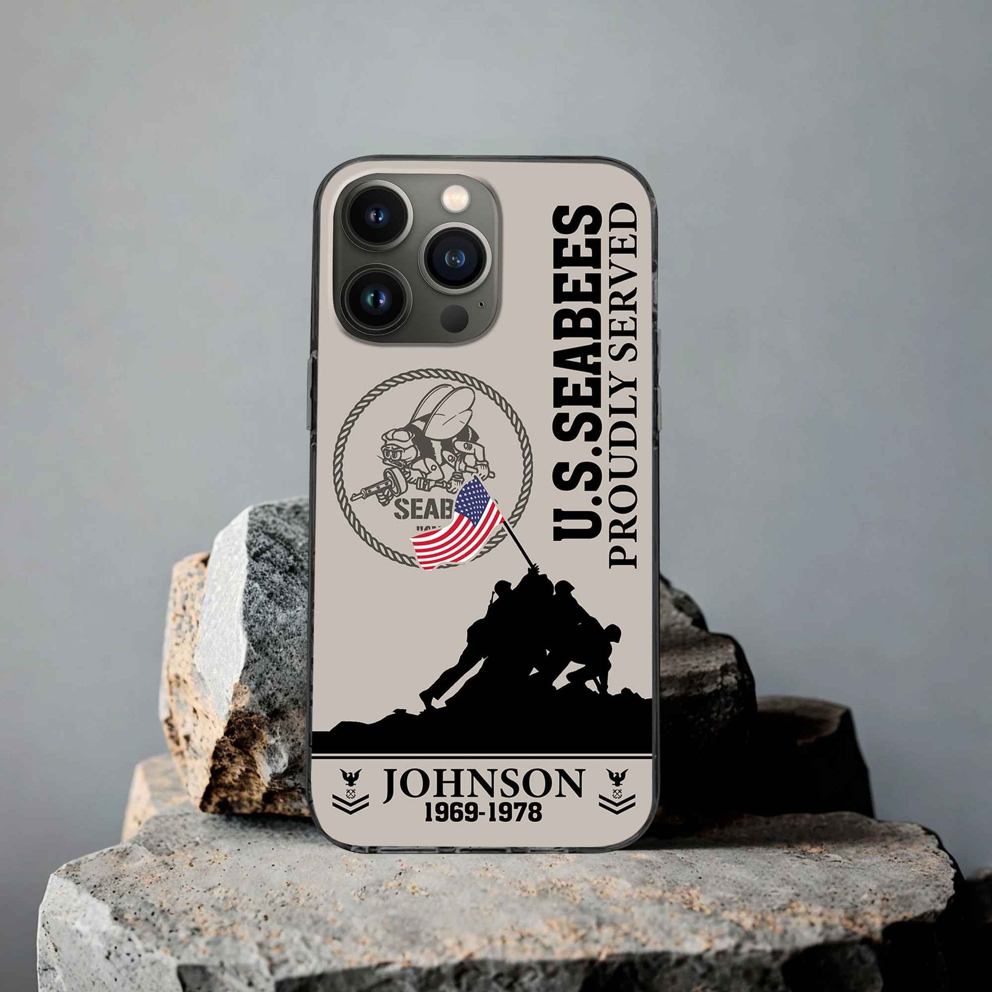 Premium Custom US Seabees Phone Case VPVC502609, Gifts For Seabees Veteran, Gifts For Dad, For Husband, Best Gifts On Father's Day, Armed Forces Day, Independence Day, Veterans Day.