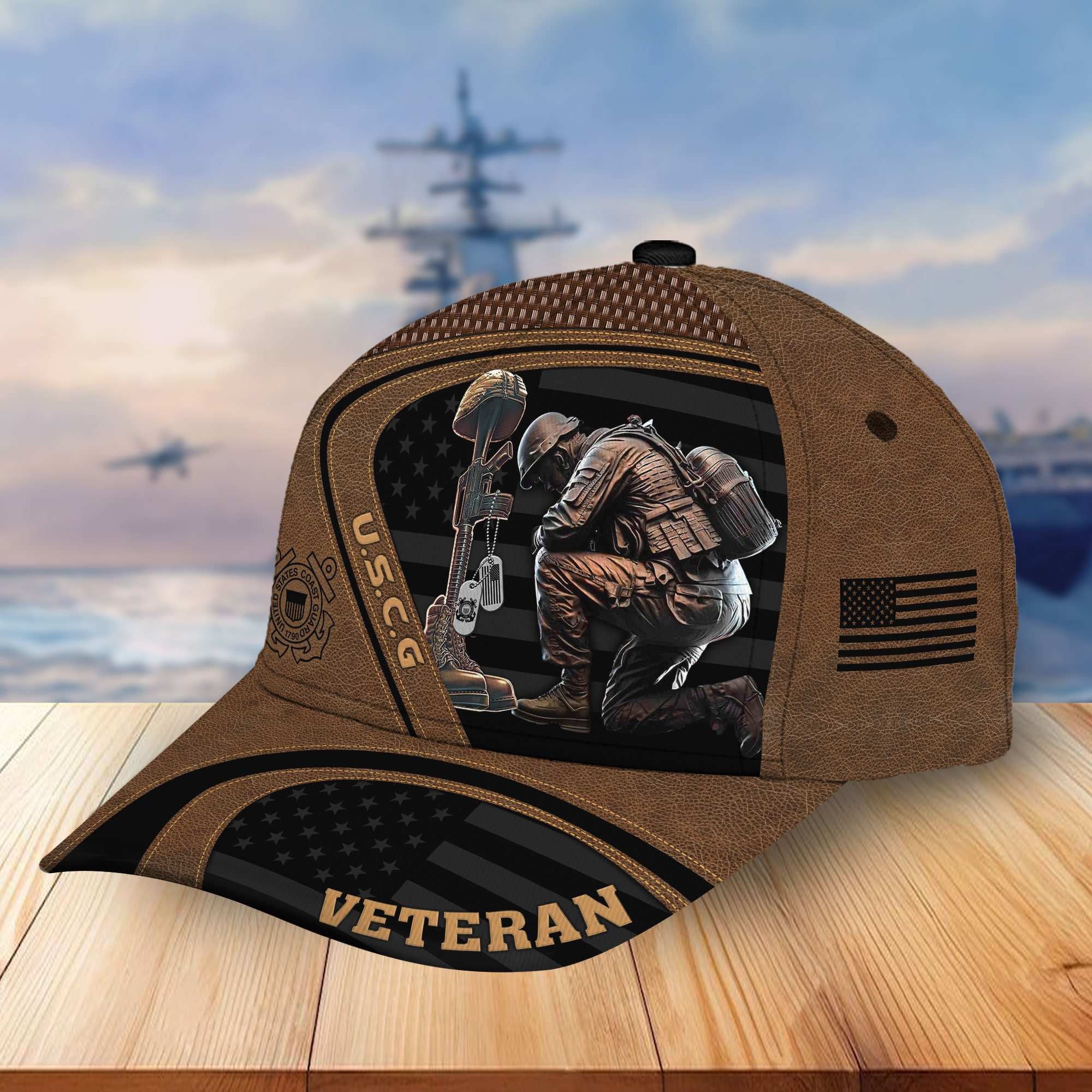 Premium US Veterans Cap APHN301212, Gifts For US Veterans, Best Gifts On Father's Day, Memorial Day, Independence Day, Veterans Day.