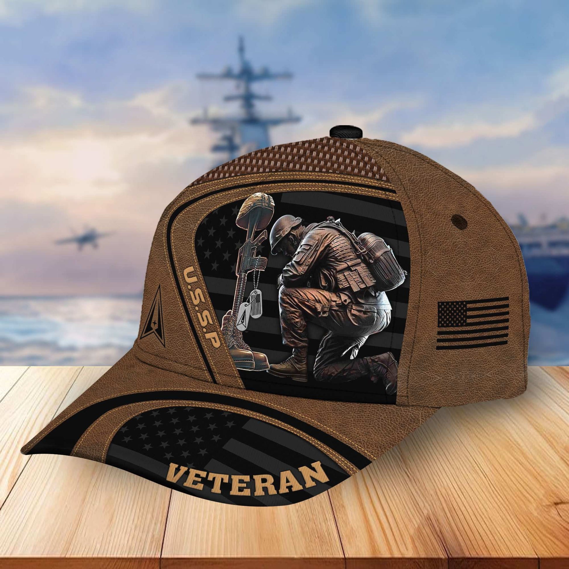 Premium US Veterans Cap APHN301212, Gifts For US Veterans, Best Gifts On Father's Day, Memorial Day, Independence Day, Veterans Day.
