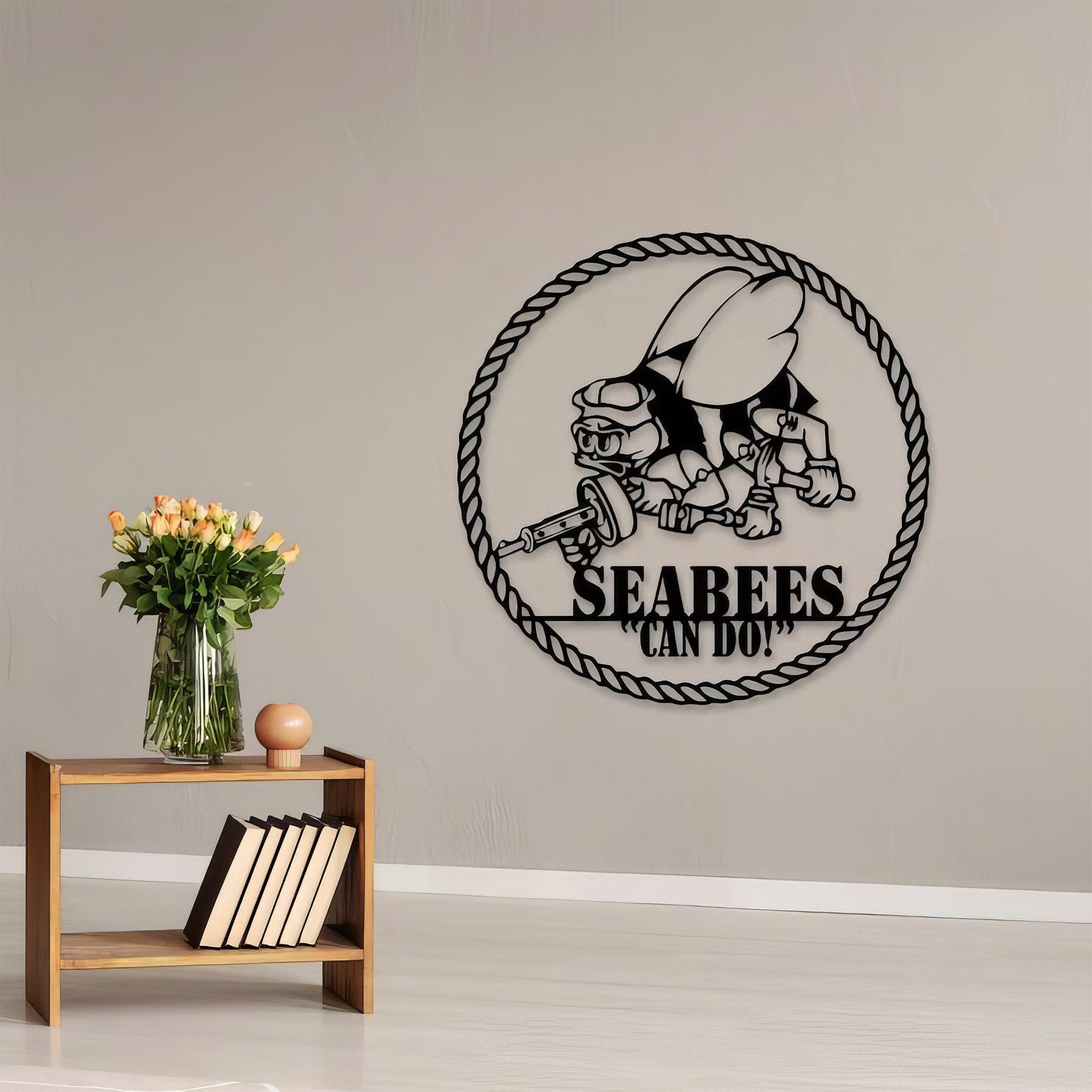 Premium Seabees Veteran Metal Signs VPVC901110, Gifts For US Seabees Veteran