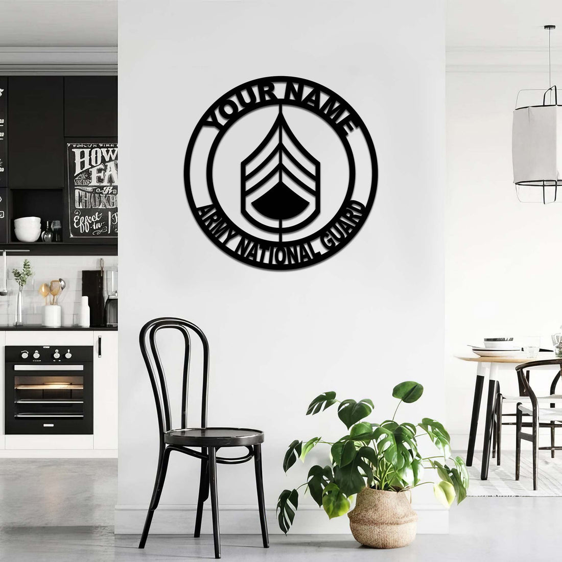 Premium Custom Army National Guard Veteran Metal Signs VPVC900808, Gifts For Army National Guard Veteran