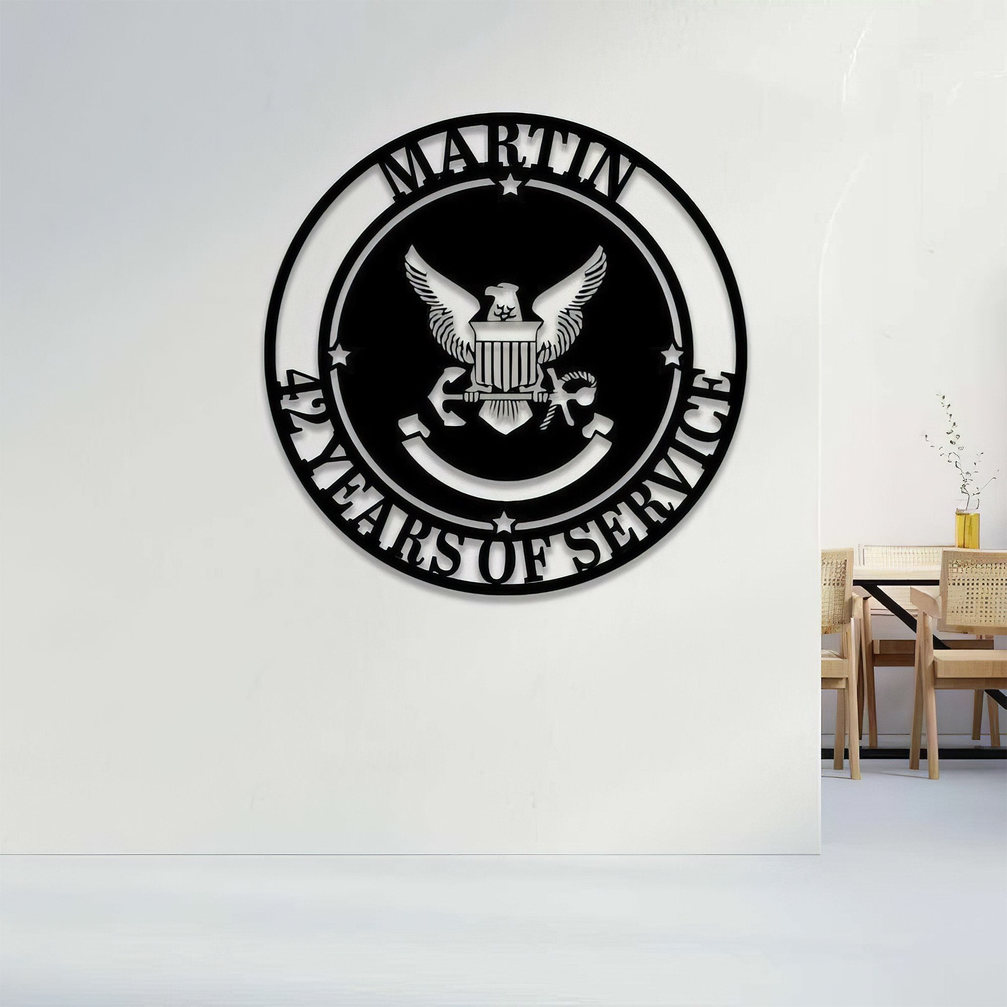 Premium Custom US Navy Veteran Metal Signs VPVC901121, Gifts For Navy Veteran