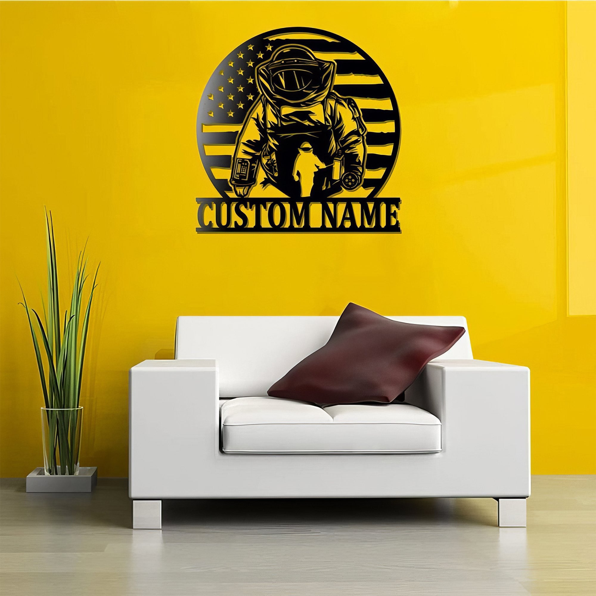 Premium Custom US Veteran Metal Signs VPVC901125, Gifts For Veteran, US Bomb Disposal Sign Bomb Squad Name Bomb Team Independence Day Veteran Day Patriotic Decor Gift