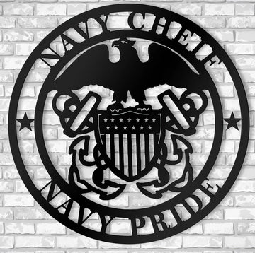 Premium Custom US Veteran Metal Signs VPVC901131, Gifts For Veteran, US Navy Veteran Sign Gifts Independence Day Veteran Day Patriotic Decor