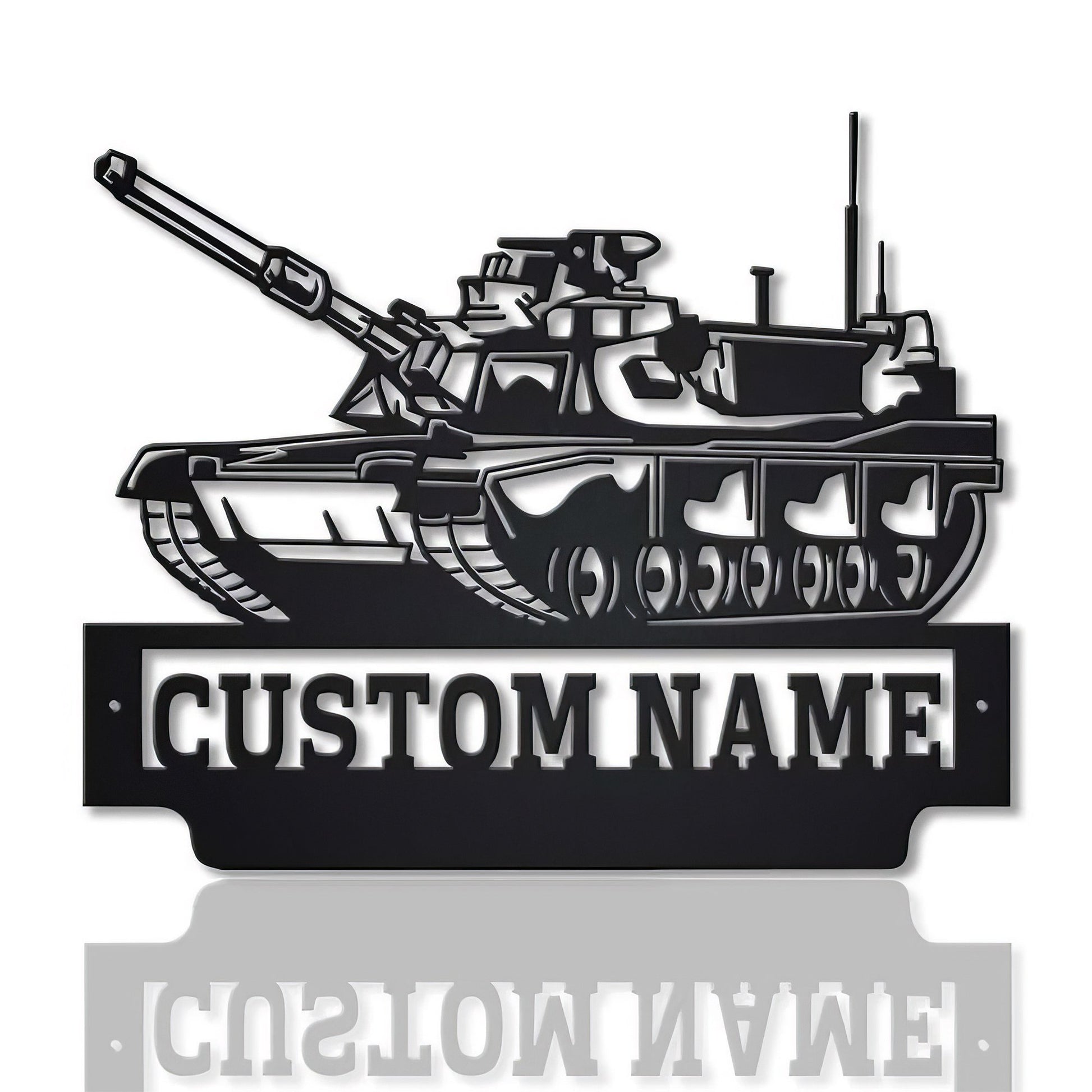 Premium Custom US Veteran Metal Signs VPVC901133, Gifts For Veteran, US Military Tank Sign Independence Day Veteran Day Patriotic Decor Gift