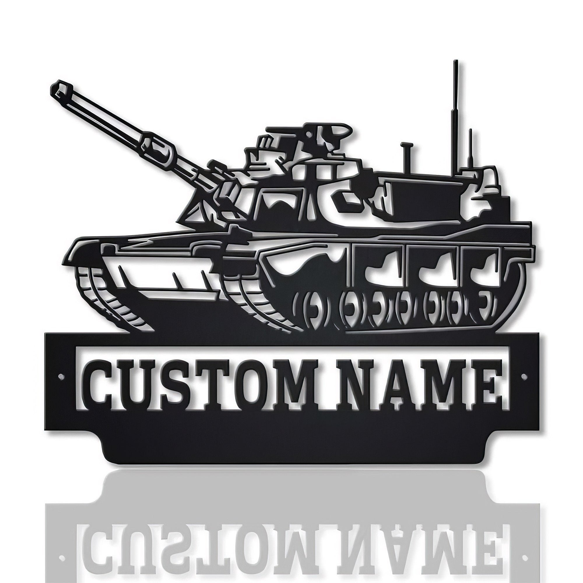 Premium Custom US Veteran Metal Signs VPVC901133, Gifts For Veteran, US Military Tank Sign Independence Day Veteran Day Patriotic Decor Gift