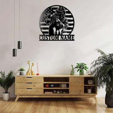 Premium Custom US Veteran Metal Signs VPVC901134, Gifts For Veteran, Us Military Veteran Sign Independence Day Military Veteran Day Patriotic Decor Gift