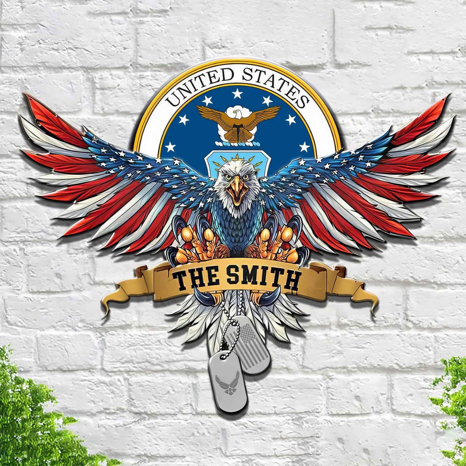 Premium Custom USAF Veteran Metal Signs VPVC901144, Gifts For Air Force Veterans