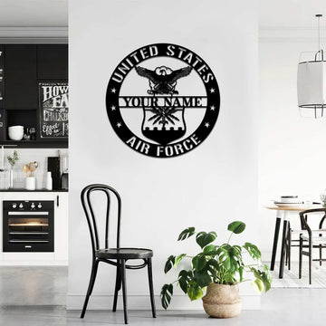 Premium Custom USAF Veteran Metal Signs VPVC900704, Gifts For Air Force Veteran, Best Gifts On Father's Day, Armed Forces Day, Independence Day, Veterans Day.