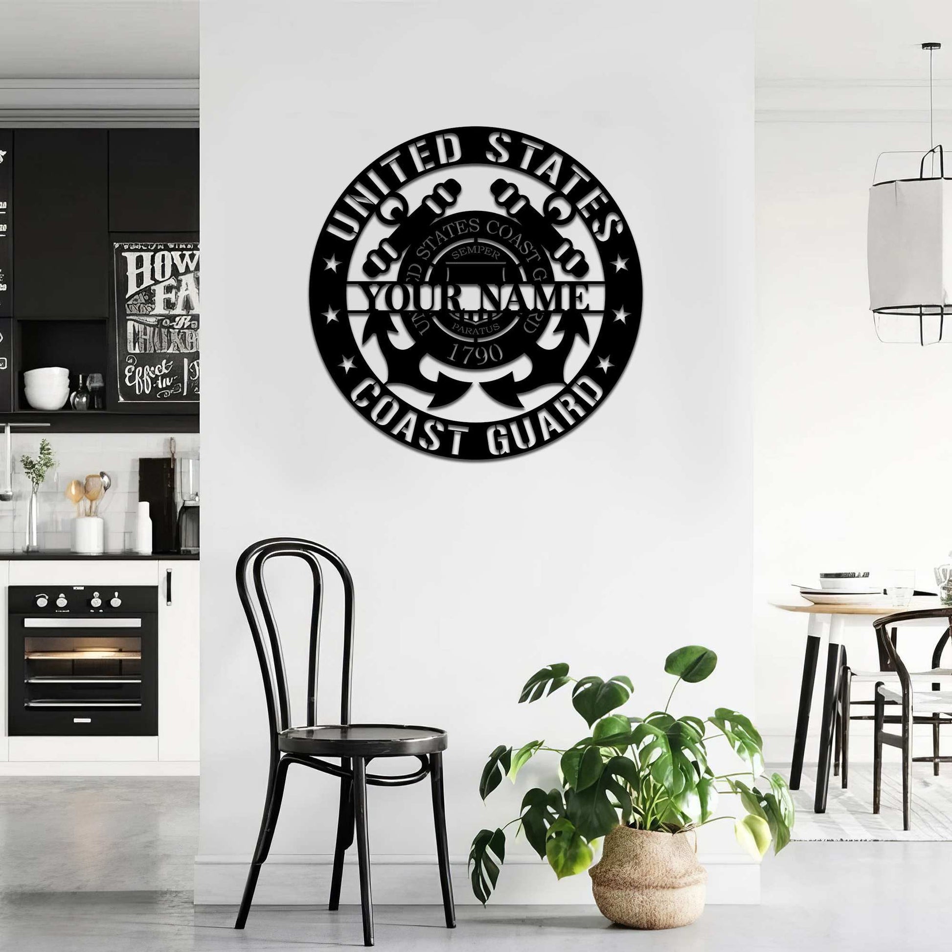 Premium Custom USCG Veteran Metal Signs VPVC900705, Gifts For Coast Guard Veteran, Best Gifts On Father's Day, Armed Forces Day, Independence Day, Veterans Day.