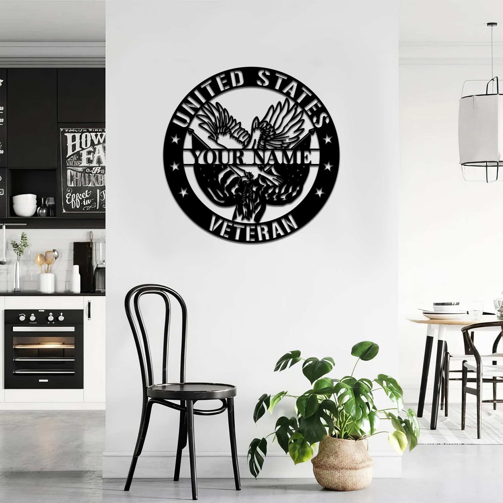 Premium Custom US Veteran Metal Signs VPVC900707, Gifts For US Veteran, Best Gifts On Father's Day, Armed Forces Day, Independence Day, Veterans Day.