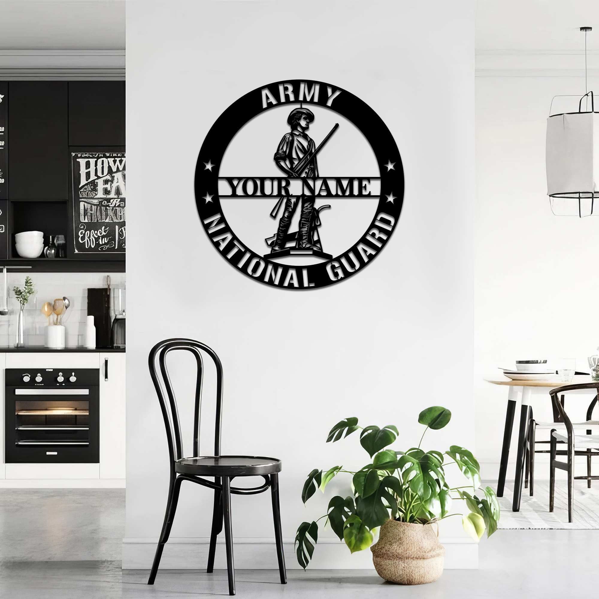 Premium Custom Army National Guard Veteran Metal Signs VPVC900708, Gifts For Army National Guard Veteran, Best Gifts On Father's Day, Armed Forces Day, Independence Day, Veterans Day.