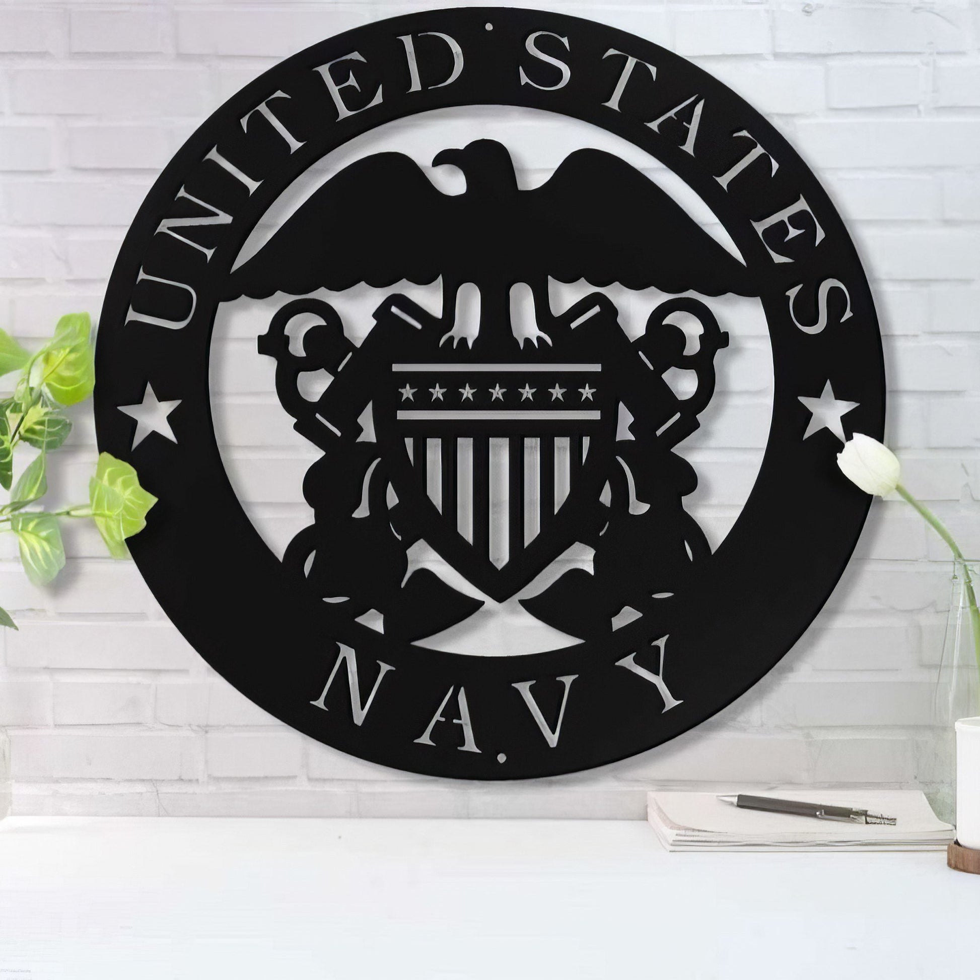 Premium US Veteran Metal Signs VPVC901162, Gifts For US Veteran, US Navy Metal Military Signs Personalized Metal Signs Gifts For Veterans