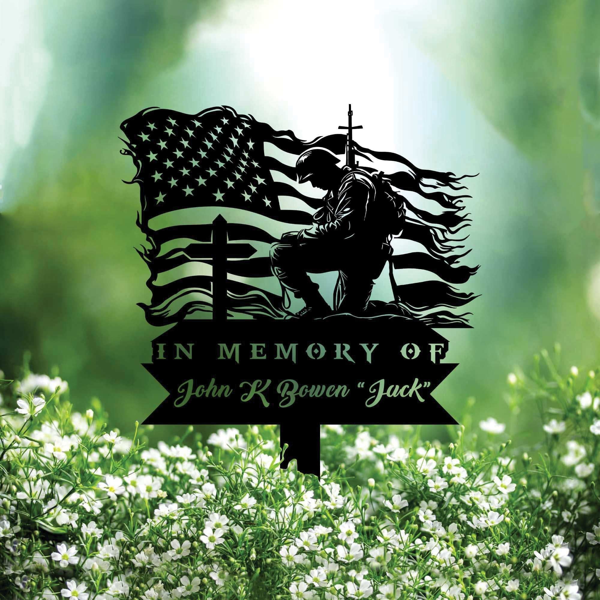 Premium Custom US Veteran Metal Signs VPVC901171, Gifts For US Veteran