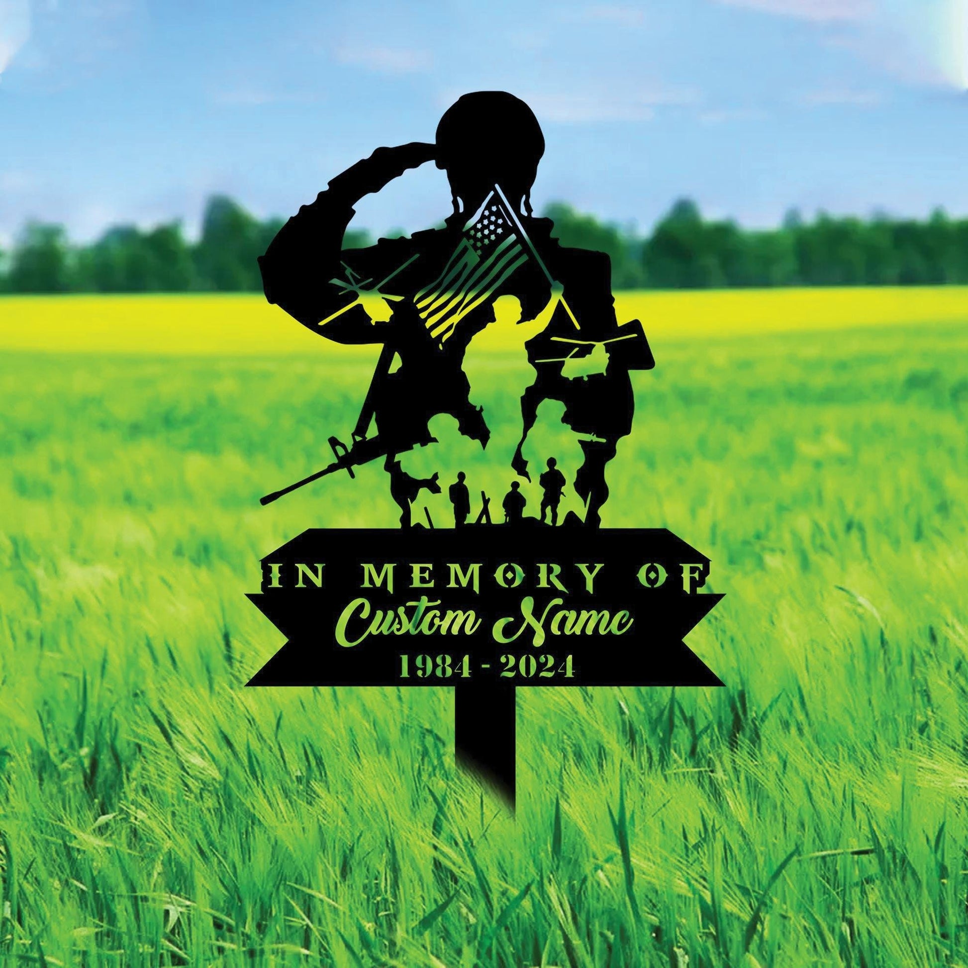 Premium Custom US Veteran Metal Signs VPVC901172, Gifts For US Veteran