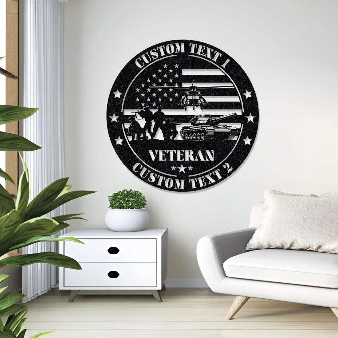 Premium Custom US Veteran Metal Signs VPVC901174, Gifts For US Veteran, Patriotic US Military Metal Wall Art, Us Army Metal Sign Wall Decor, US Soldier Steel Sign, American Veteran Monogram Gift