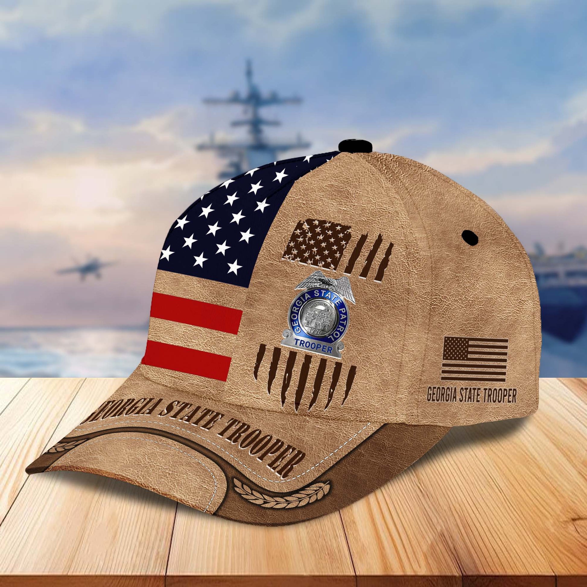Premium Georgia State Trooper Cap BPVC200310