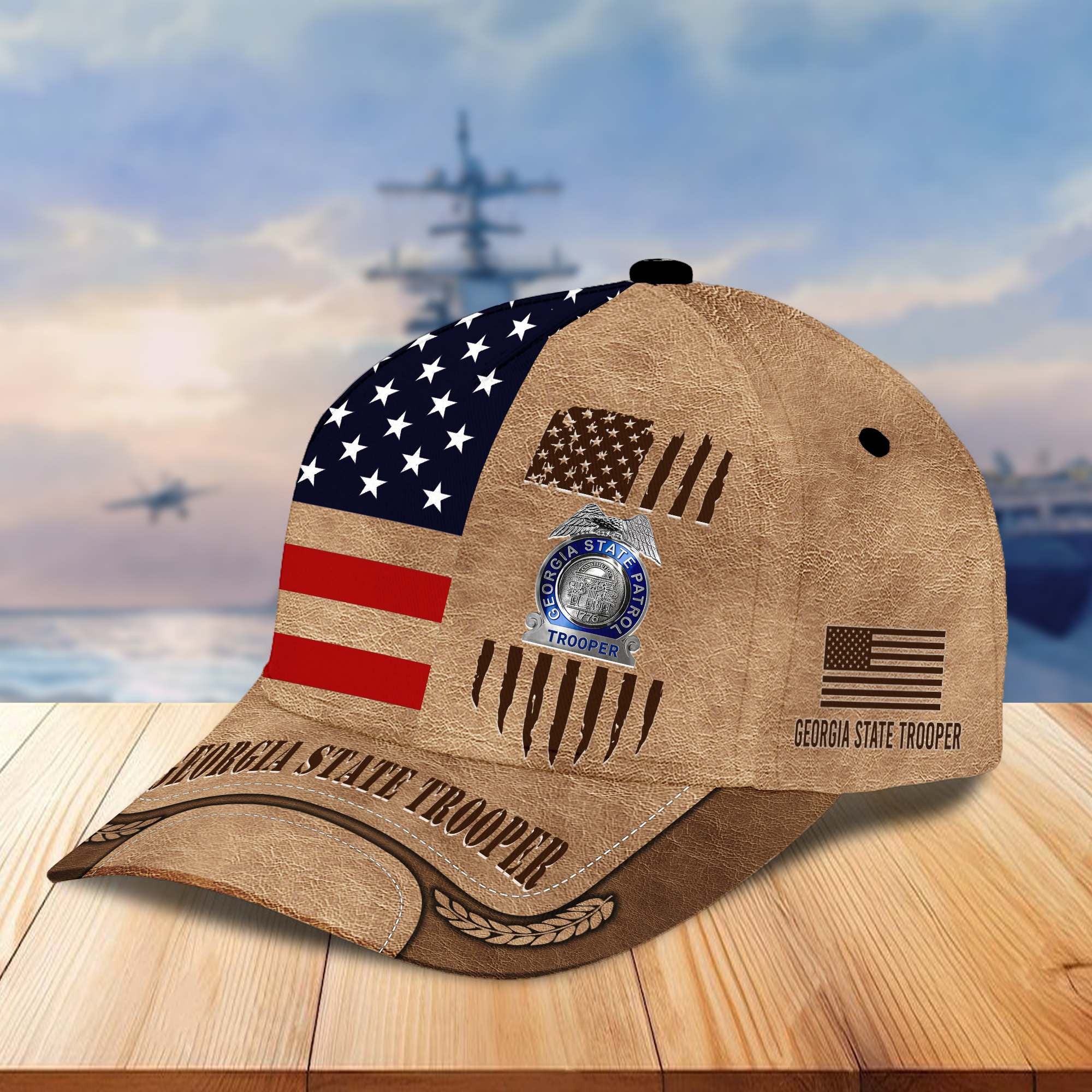 Premium Georgia State Trooper Cap BPVC200310