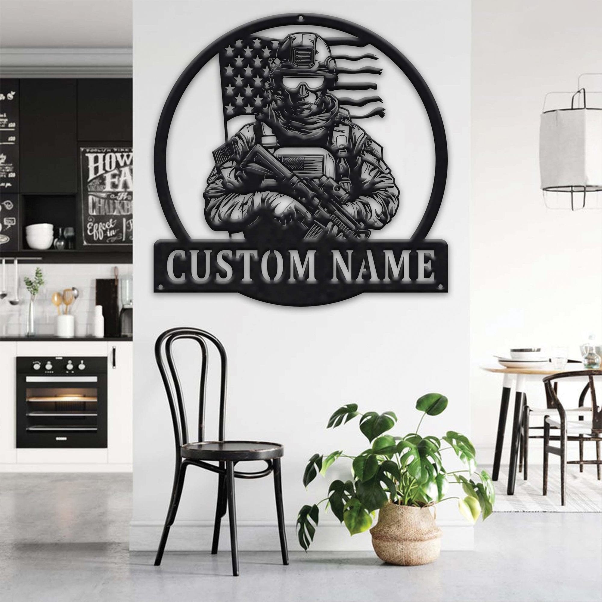 Premium Custom US Veteran Metal Signs VPVC901181, Gifts For US Veteran, Man Cave Decor, Metal Wall Decor, Custom Armory Wall Art, Veteran Gift, Papa Gifts