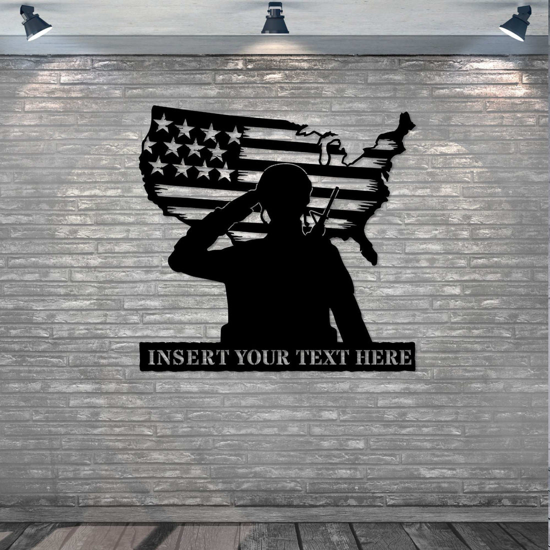 Premium Custom US Metal Signs VPVC901187, Gifts For US Veteran, US Soldier Name Metal Sign. Custom Patriotic Army Wall Decor Gift. Military Homecoming. Unique American Veteran Wall Hanging.