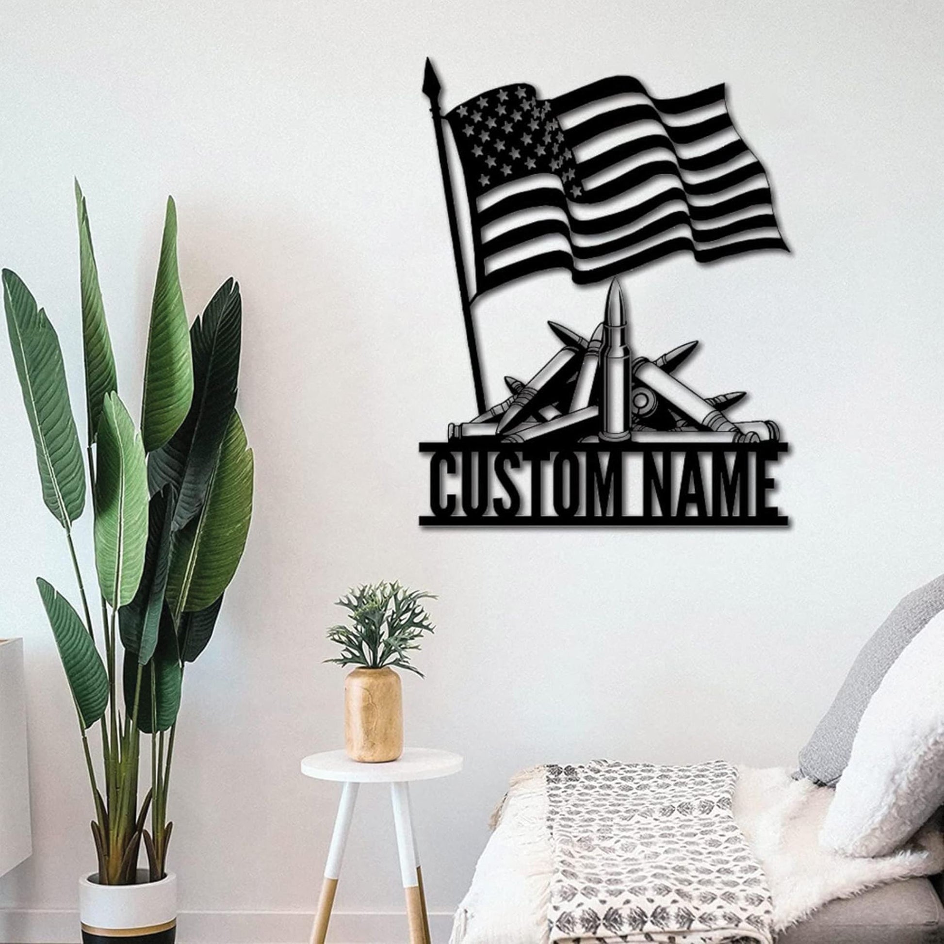 Premium Custom US Metal Signs VPVC901188, Gifts For US Veteran, Military Homecoming. Unique American Veteran Wall Hanging.