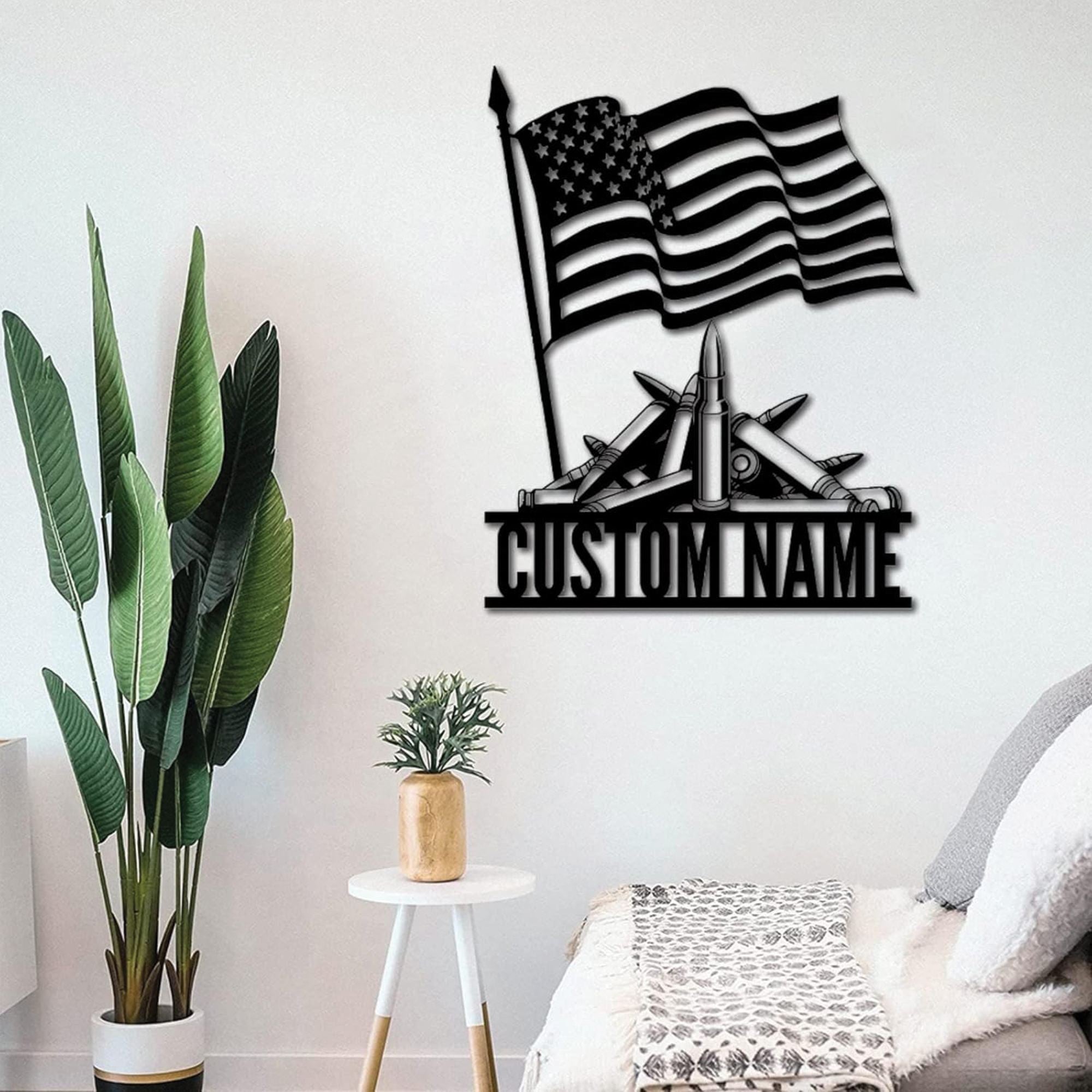 Premium Custom US Metal Signs VPVC901188, Gifts For US Veteran, Military Homecoming. Unique American Veteran Wall Hanging.