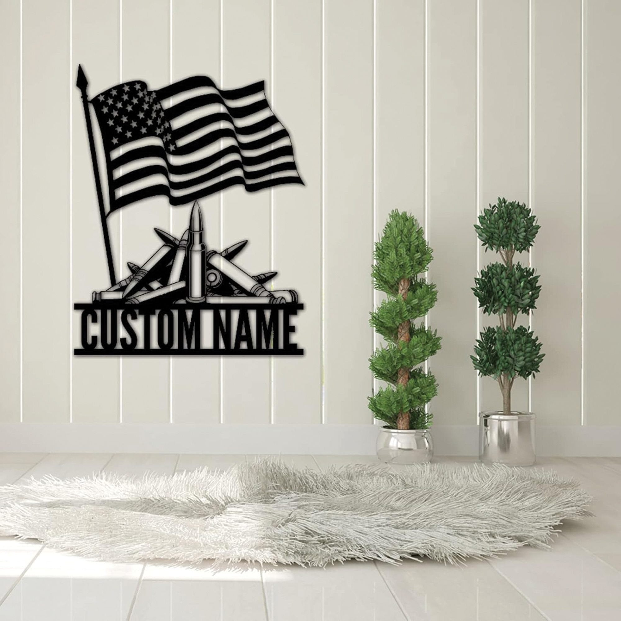Premium Custom US Metal Signs VPVC901188, Gifts For US Veteran, Military Homecoming. Unique American Veteran Wall Hanging.