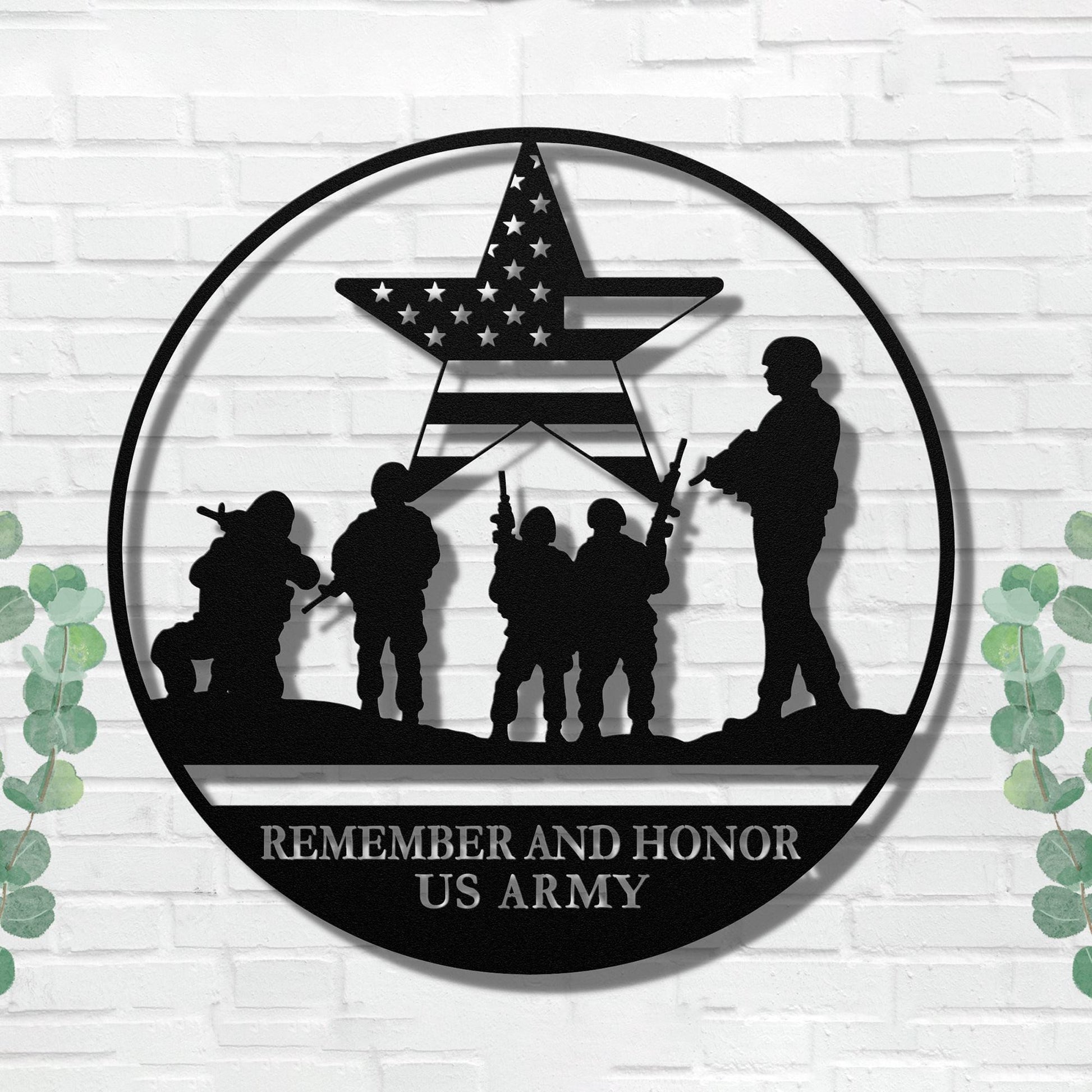 Premium Custom US Metal Signs VPVC901192, Gifts For US Veteran, Custom Military Metal Sign, Remember and Honor, Personalized Military Gift, US Soldier Home Decor, Military Wall Sign, Army, Air Force, Navy