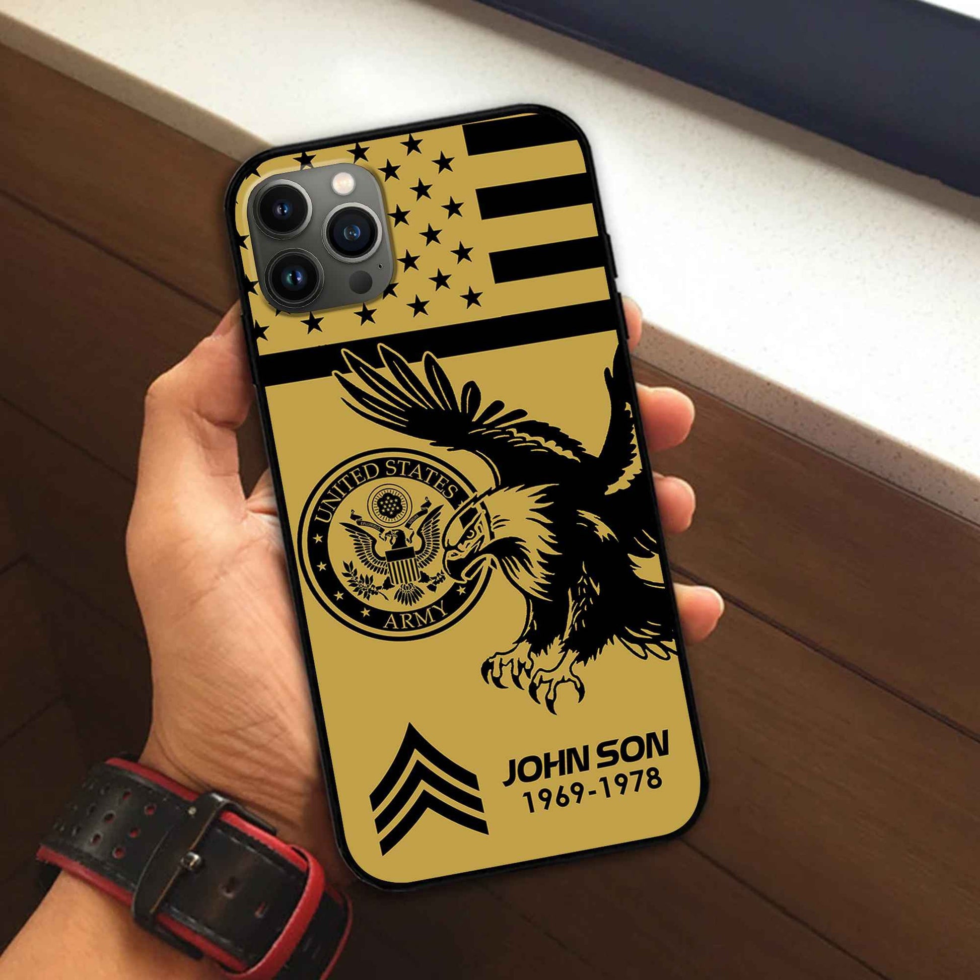 Premium Custom US Army Phone Case VPVC502801, Gifts For Army Veteran, Best Gifts On Father's Day, Armed Forces Day, Independence Day, Veterans Day.