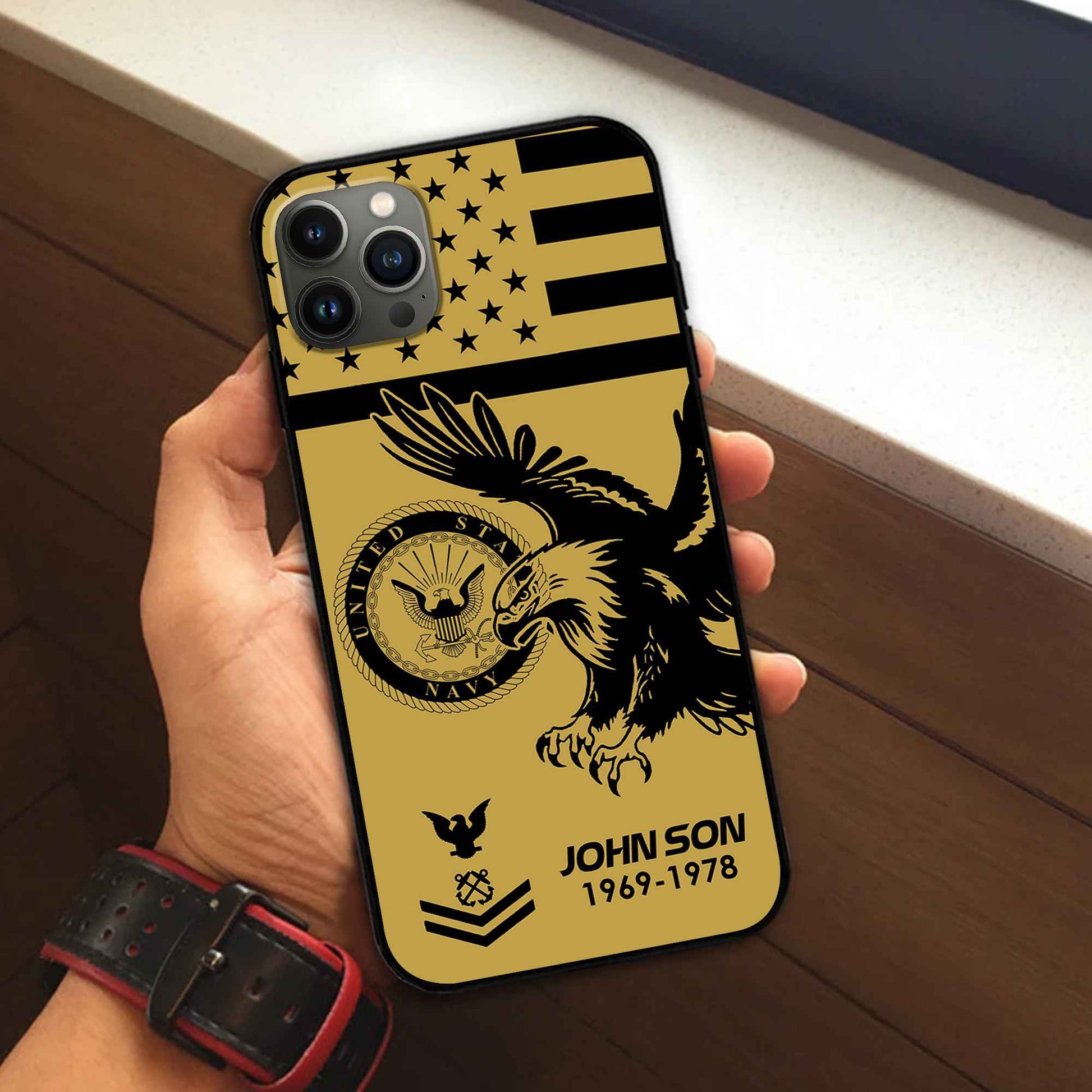 Premium Custom US Navy Phone Case VPVC502802, Gifts For Navy Veteran, Best Gifts On Father's Day, Armed Forces Day, Independence Day, Veterans Day.