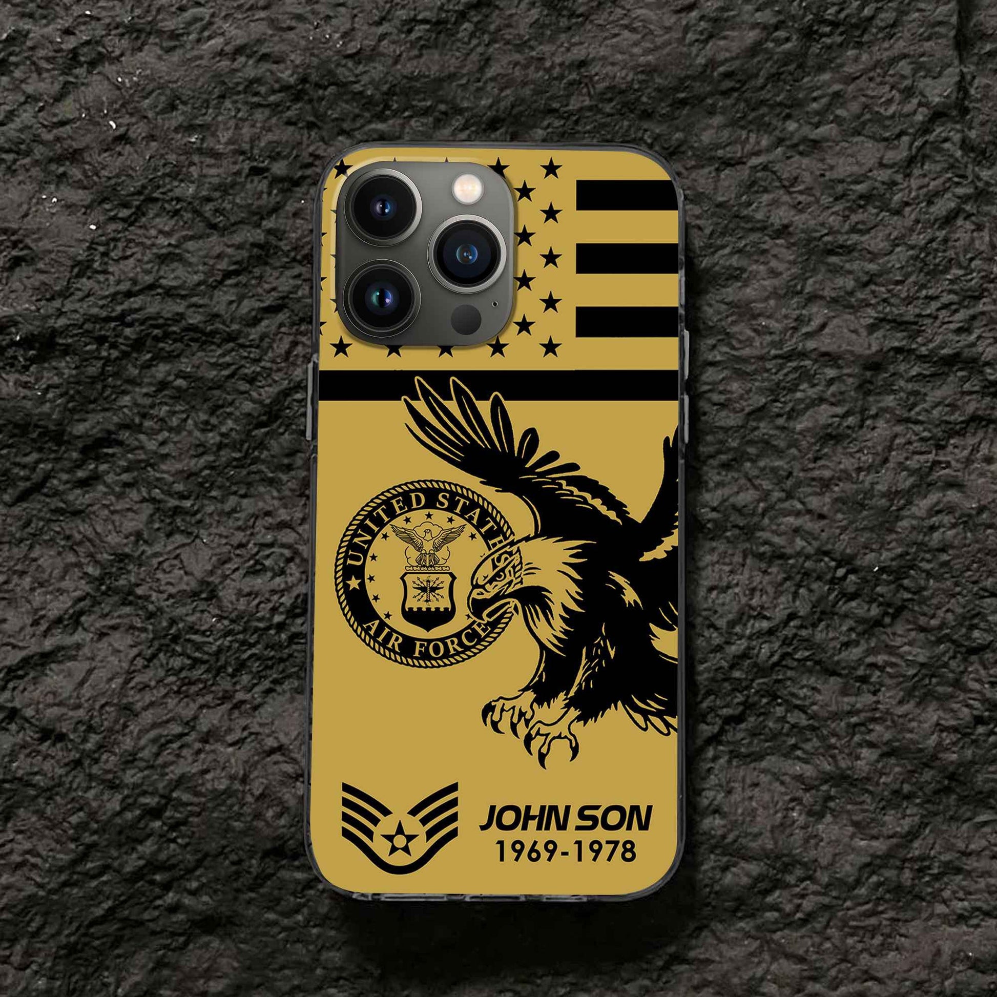 Premium Custom USAF Phone Case VPVC502804, Gifts For Air Force Veteran, Best Gifts On Father's Day, Armed Forces Day, Independence Day, Veterans Day.