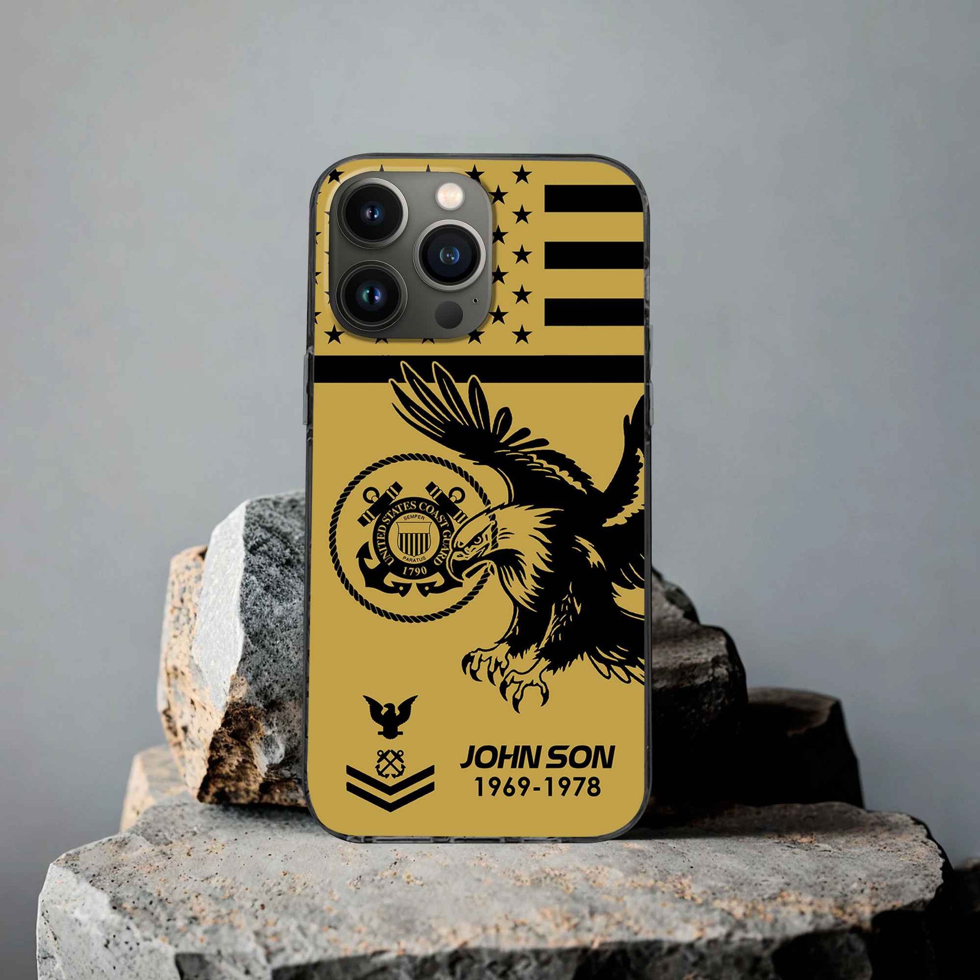 Premium Custom USCG Phone Case VPVC502805, Gifts For Coast Guard Veteran, Best Gifts On Father's Day, Armed Forces Day, Independence Day, Veterans Day.