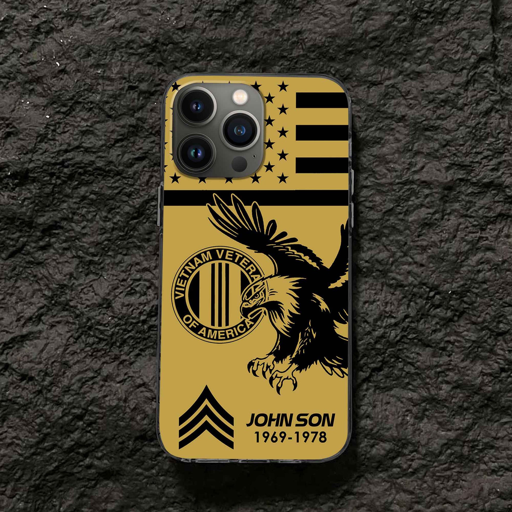 Premium Custom Vietnam Veteran Phone Case VPVC502806, Gifts For Vietnam Veteran, Best Gifts On Father's Day, Armed Forces Day, Independence Day, Veterans Day.