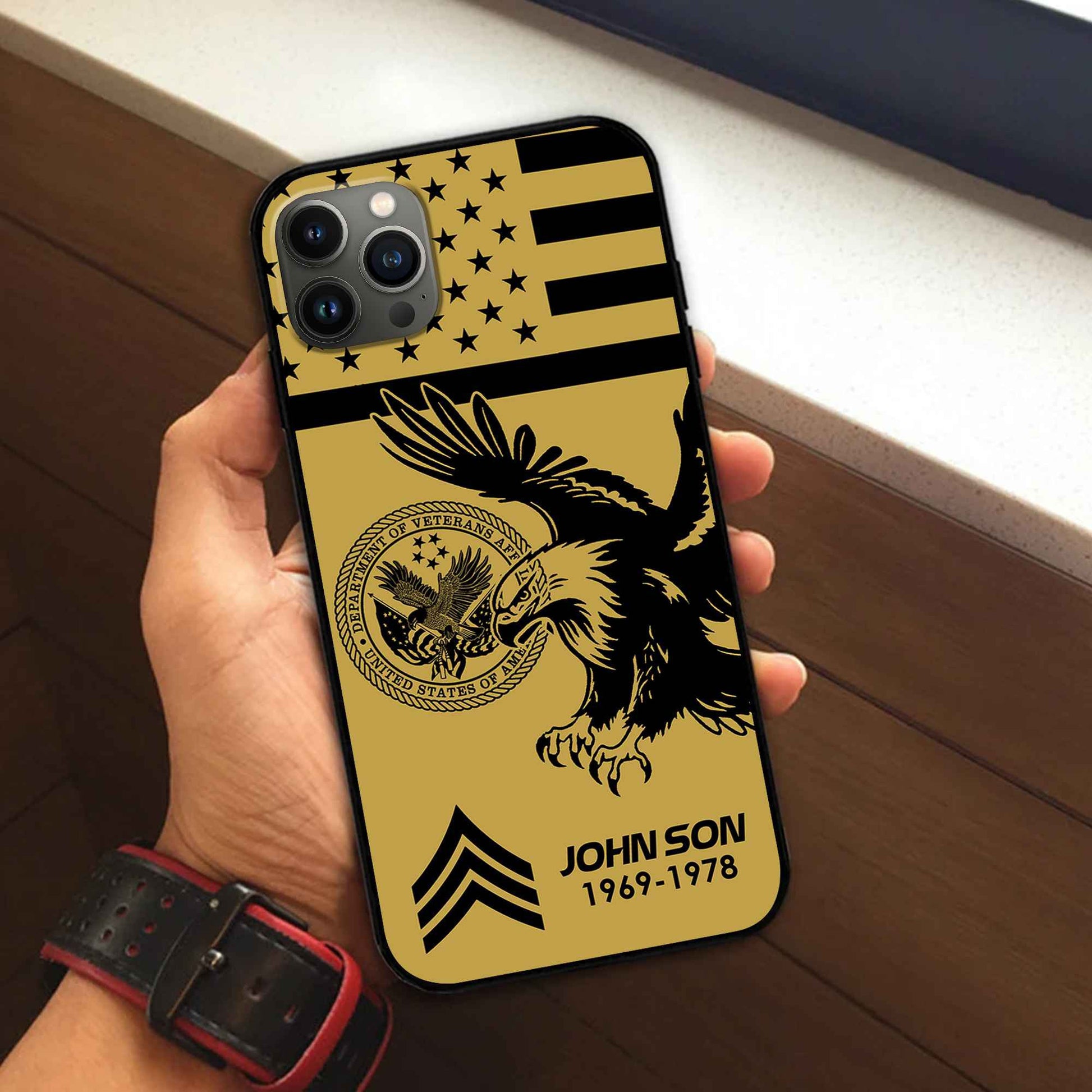 Premium Custom US Veteran Phone Case VPVC502807, Gifts For US Veteran, Best Gifts On Father's Day, Armed Forces Day, Independence Day, Veterans Day.