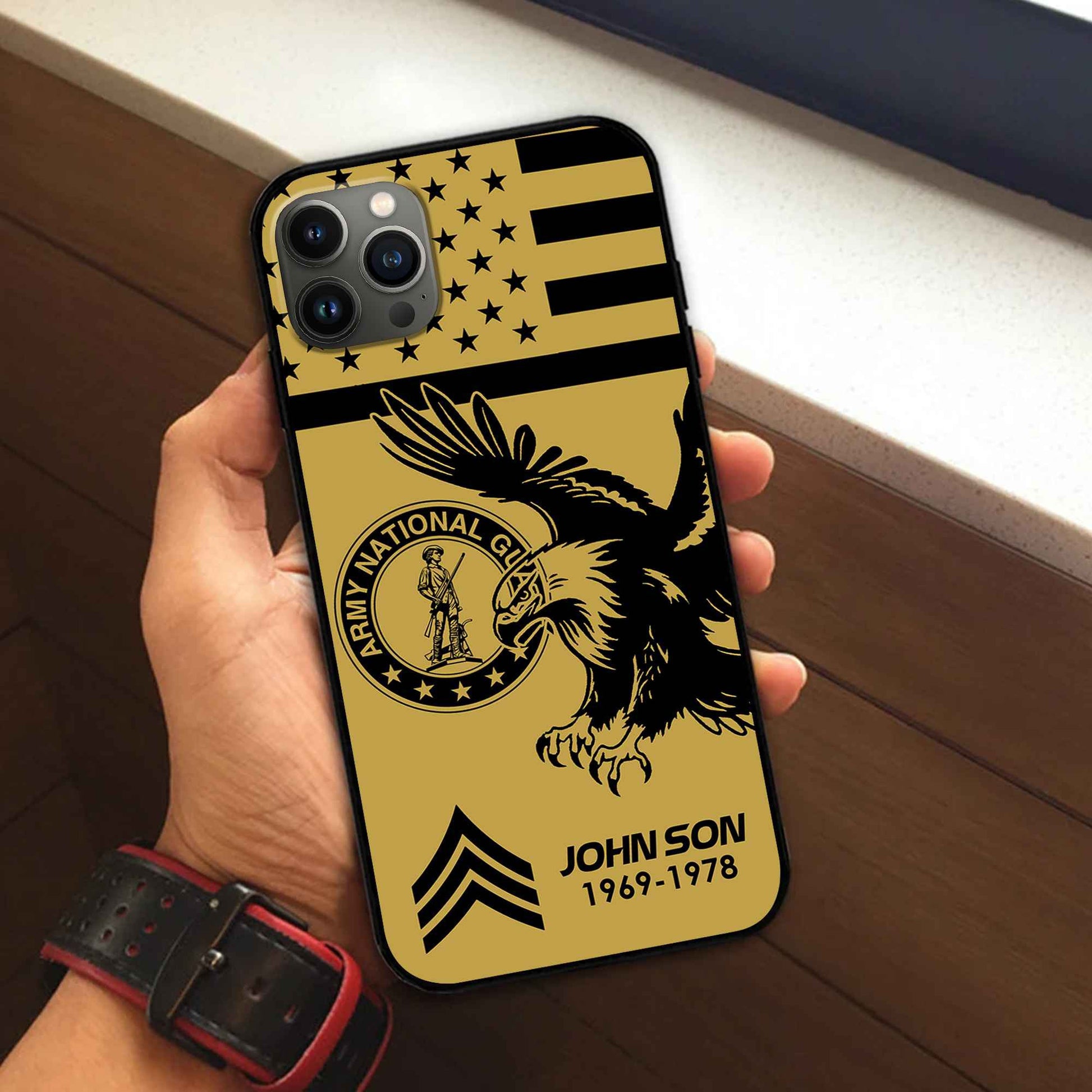 Premium Custom US Army National Guard Phone Case VPVC502808, Gifts For Army National Guard Veteran, Best Gifts On Father's Day, Armed Forces Day, Independence Day, Veterans Day.