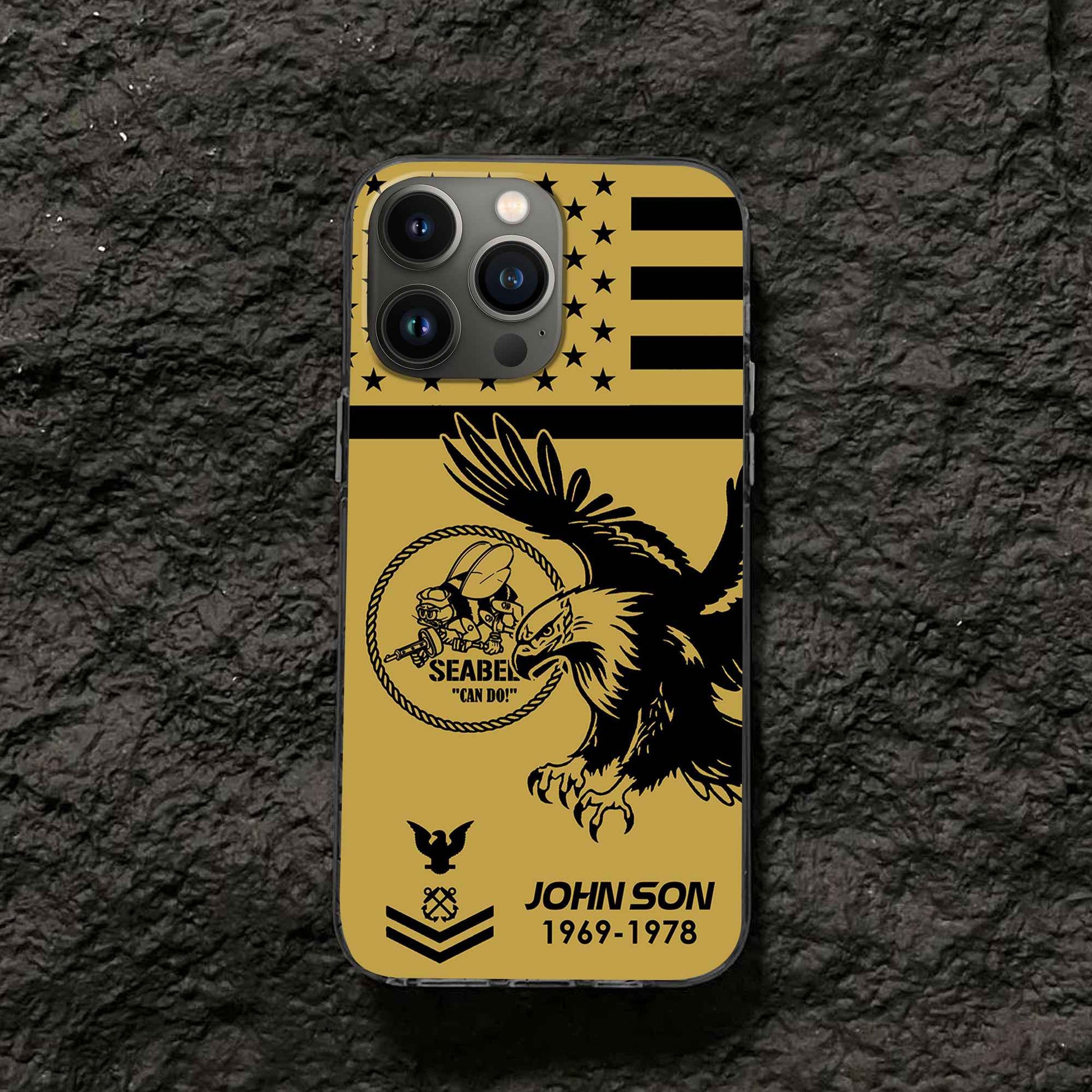 Premium Custom US Seabees Phone Case VPVC502809, Gifts For Seabees Veteran, Best Gifts On Father's Day, Armed Forces Day, Independence Day, Veterans Day.