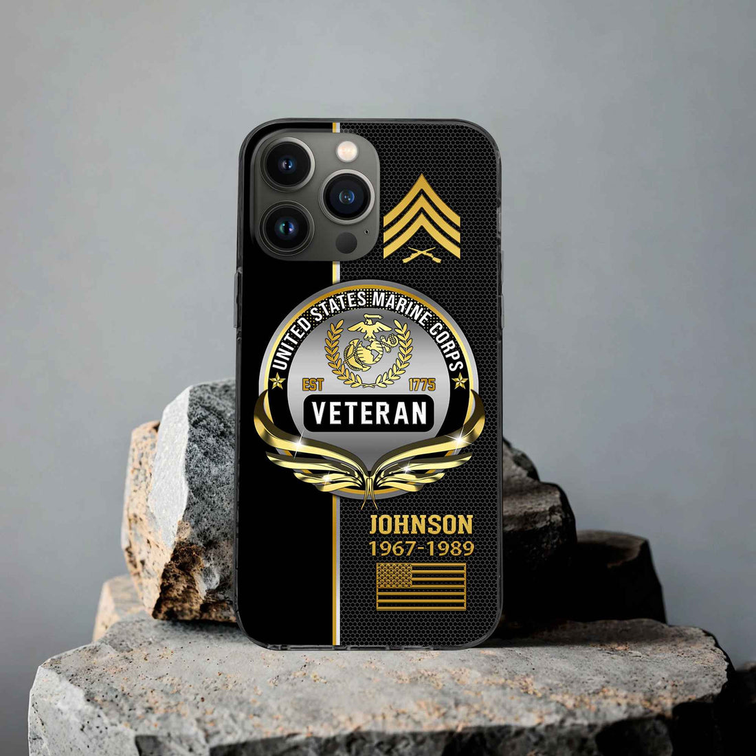 USMC Custom Phone Case VPVC502903, Gifts For Marine Veteran, Best Gifts On Father's Day, Armed Forces Day, Independence Day, Veterans Day.