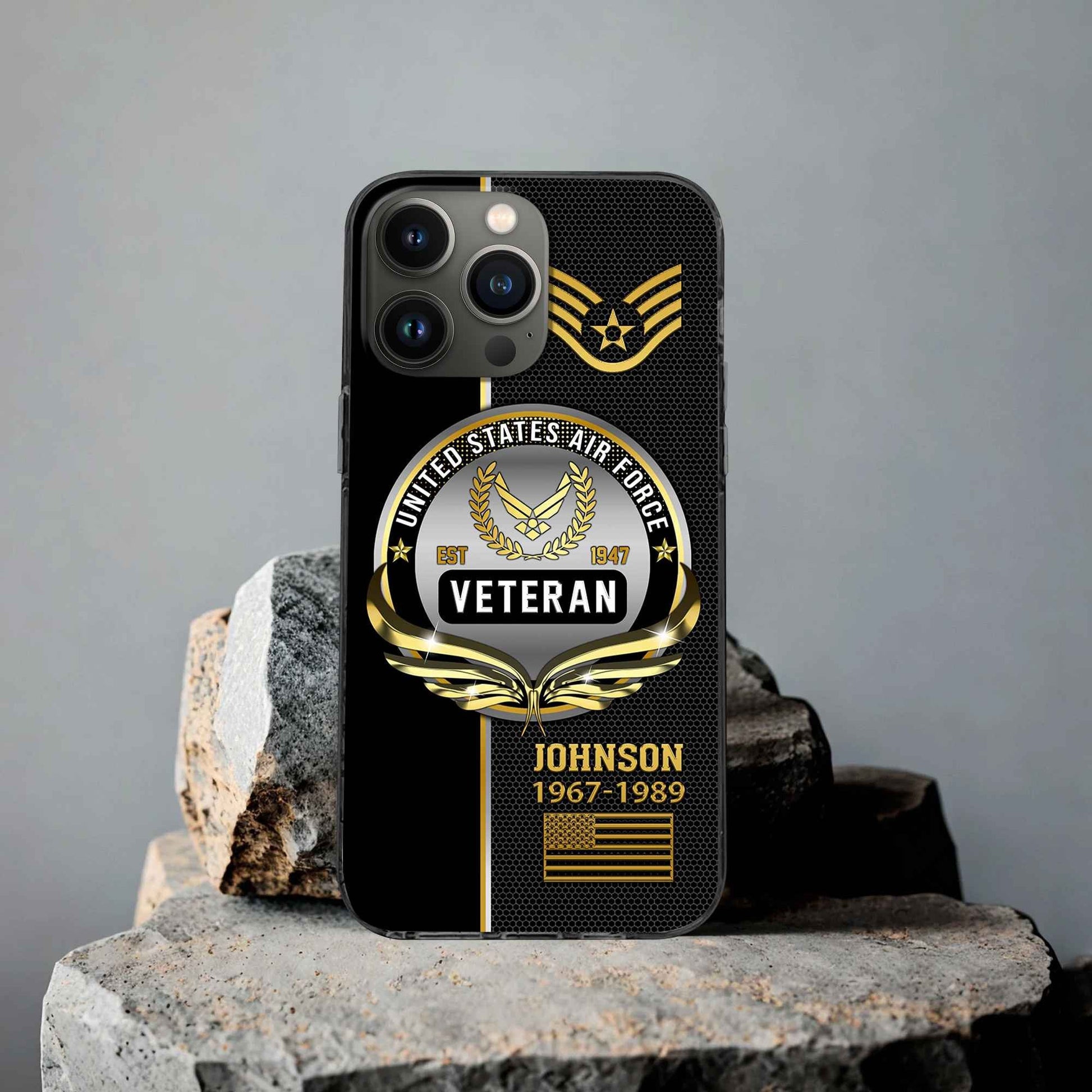 USAF Custom Phone Case VPVC502904, Gifts For Air Force Veteran, Best Gifts On Father's Day, Armed Forces Day, Independence Day, Veterans Day.