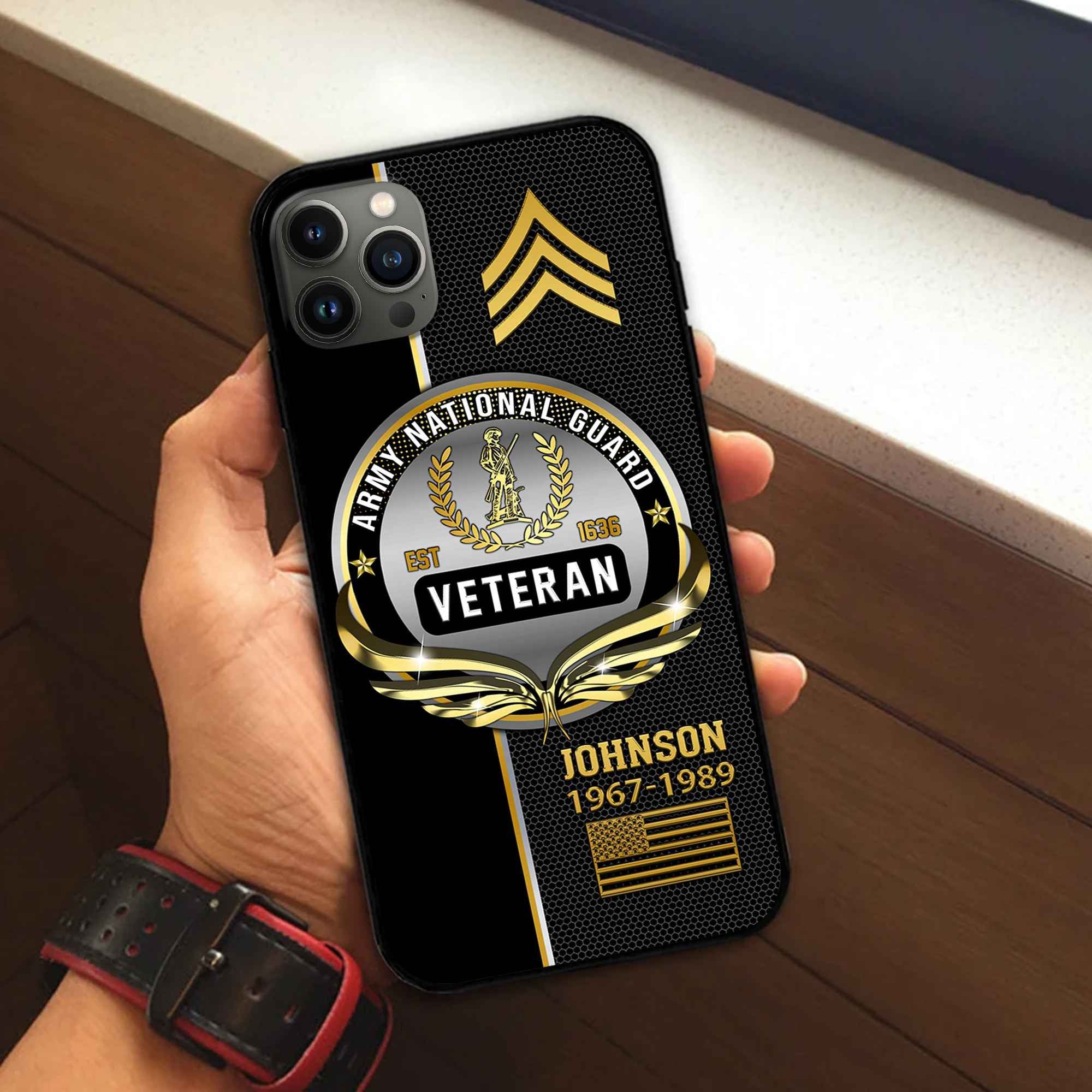 US Army National Guard Custom Phone Case VPVC502908, Gifts For Army National Guard Veteran, Best Gifts On Father's Day, Armed Forces Day, Independence Day, Veterans Day.