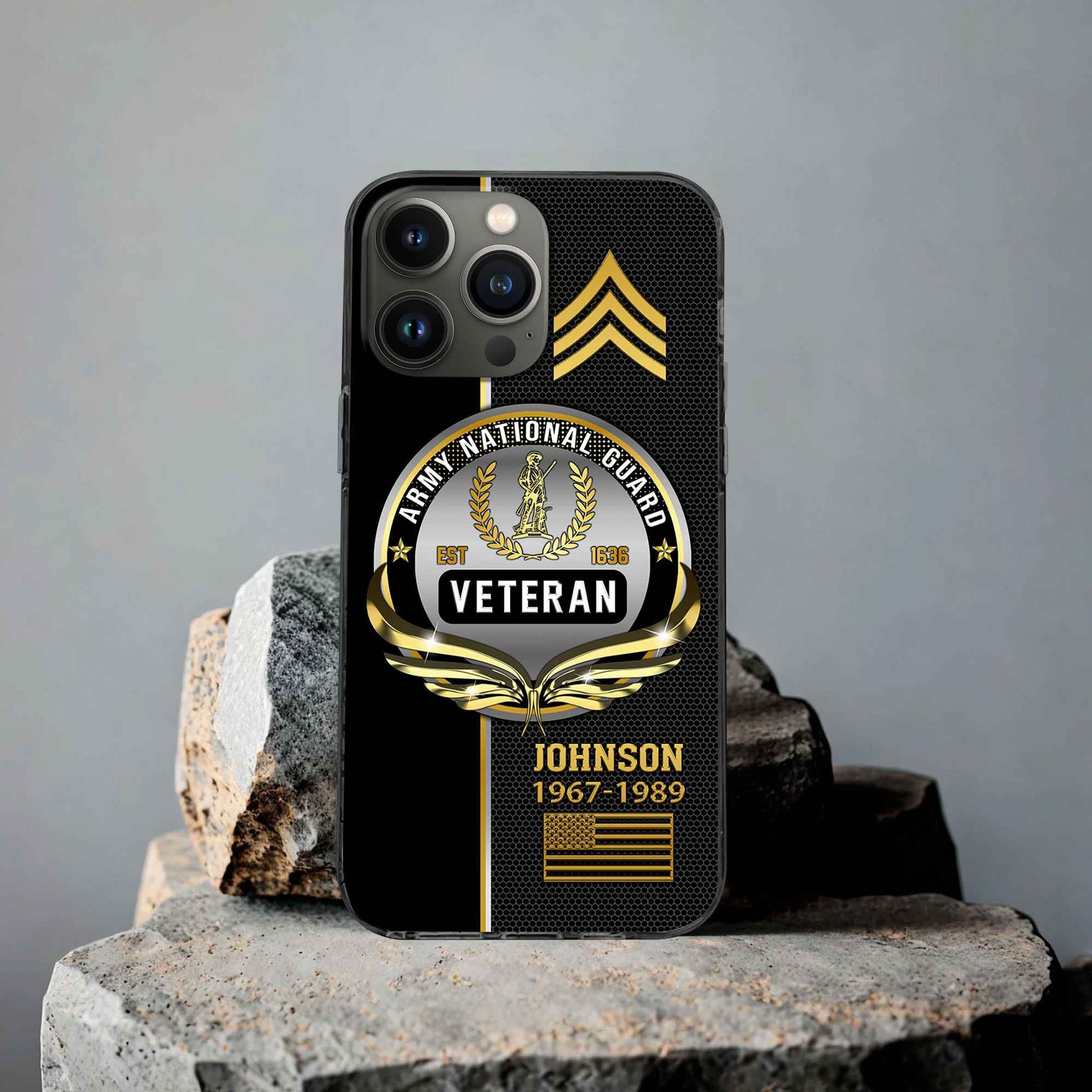 US Army National Guard Custom Phone Case VPVC502908, Gifts For Army National Guard Veteran, Best Gifts On Father's Day, Armed Forces Day, Independence Day, Veterans Day.