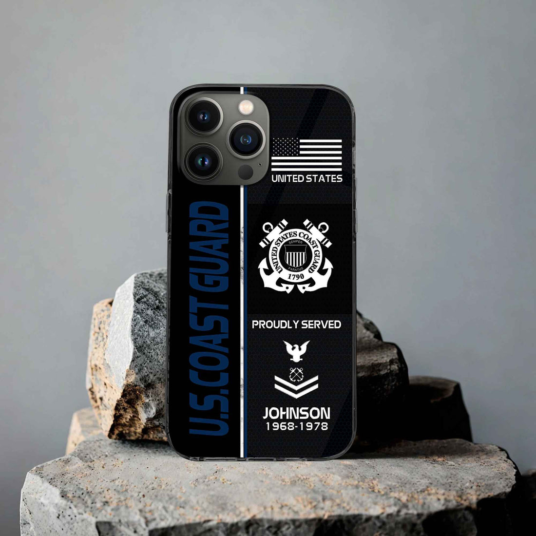 Premium Custom USCG Phone Case VPVC503105, Gifts For Coast Guard Veteran, Gifts For Dad, For Husband, Best Gifts On Father's Day, Armed Forces Day, Independence Day, Veterans Day.