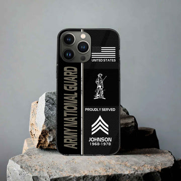 Premium Custom US Army National Guard Phone Case VPVC503108, Gifts For Army National Guard Veteran, Gifts For Dad, For Husband, Best Gifts On Father's Day, Armed Forces Day, Independence Day, Veterans Day.
