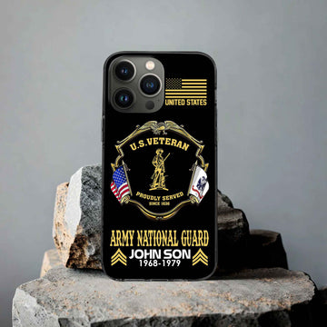 Premium Custom US Army National Guard Phone Case VPVC503308, Gifts For Army National Guard Veteran, Best Gifts On Father's Day, Armed Forces Day, Independence Day, Veterans Day.