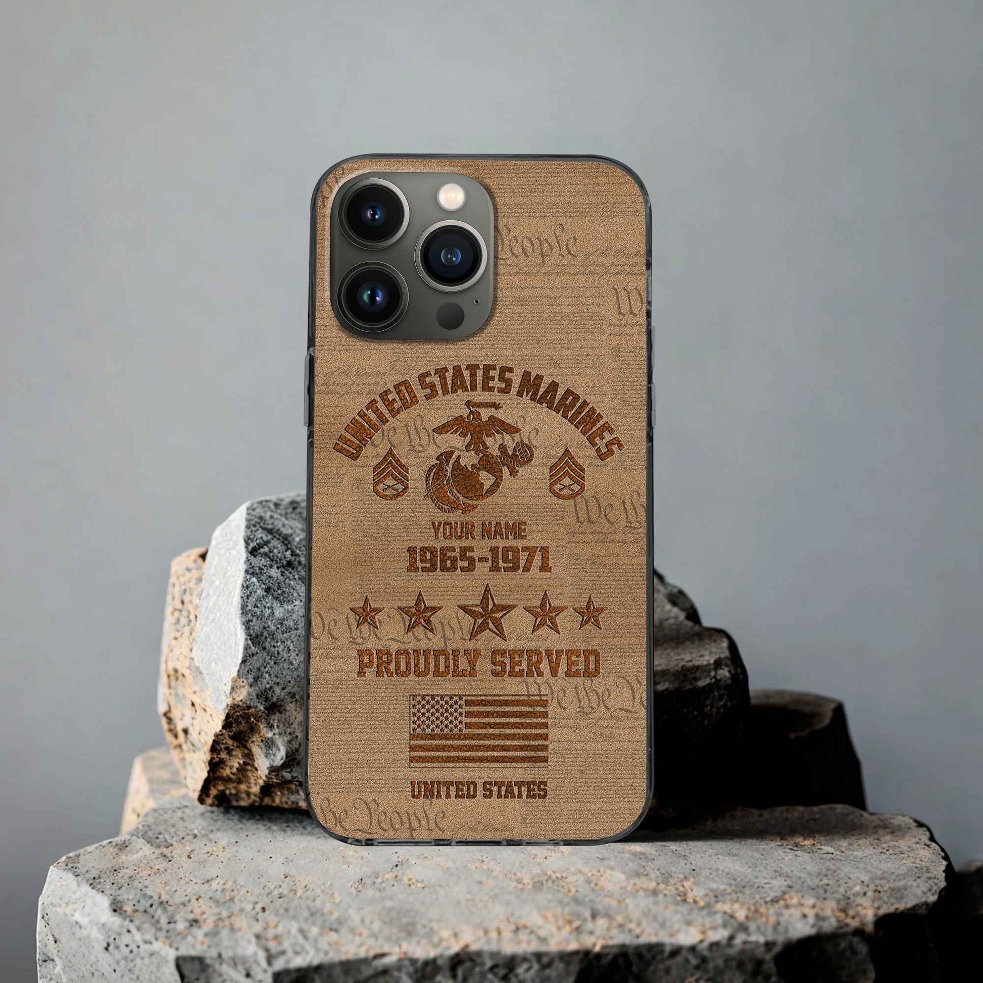 USMC Custom Phone Case VPVC503403, Gifts For Marine Veteran, Best Gifts On Father's Day, Armed Forces Day, Independence Day, Veterans Day.