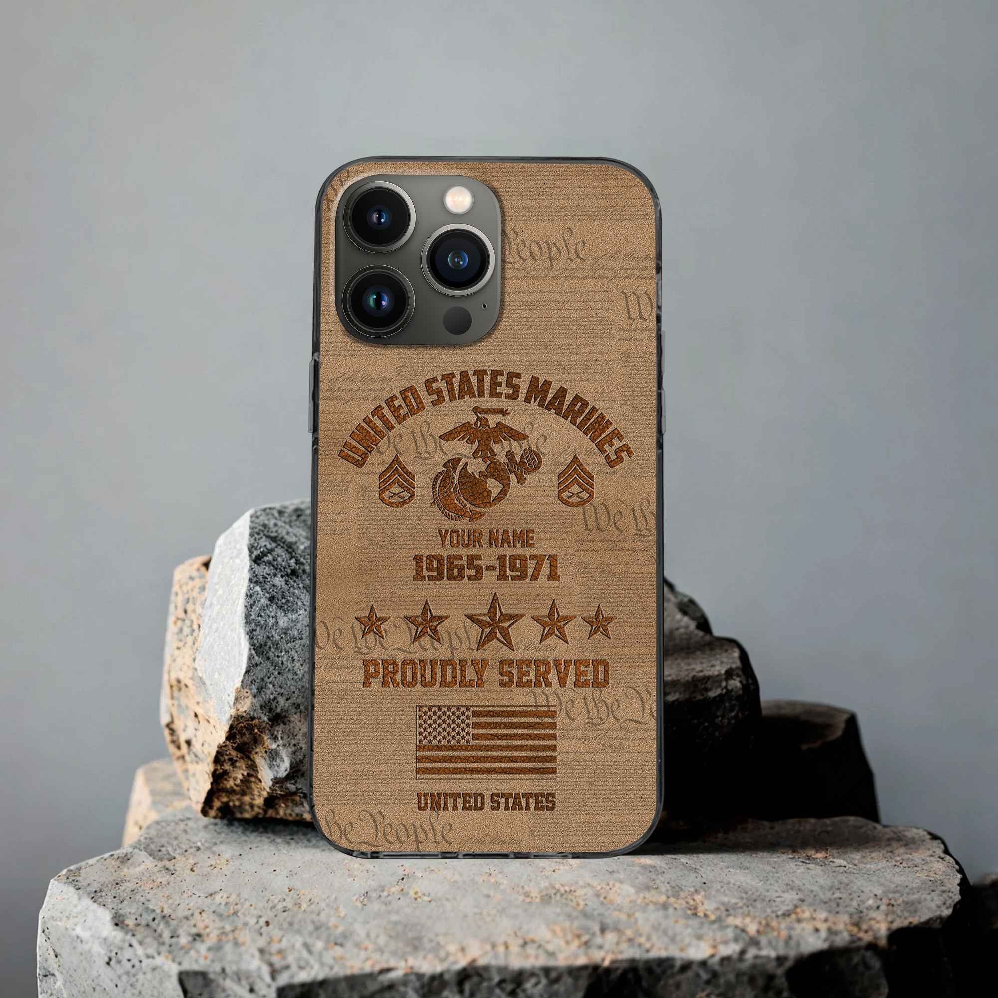USMC Custom Phone Case VPVC503403, Gifts For Marine Veteran, Best Gifts On Father's Day, Armed Forces Day, Independence Day, Veterans Day.